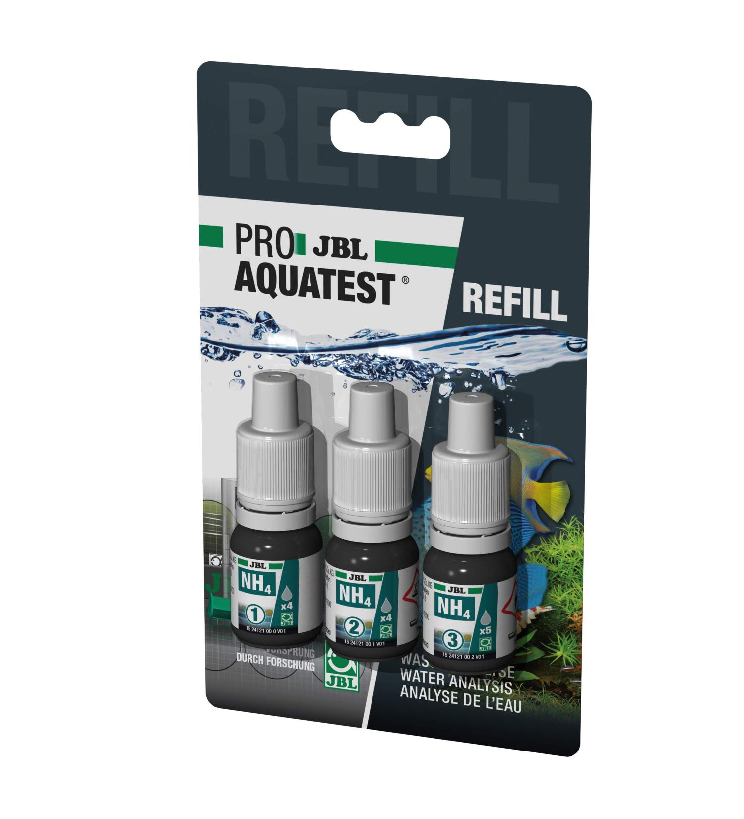 JBL Water Test Fulfillment for Aquariums & Ponds | Proaquatest NH4 Ammonium Refill - 3 Pieces (2019) - Buy Online on SooperMarket.com