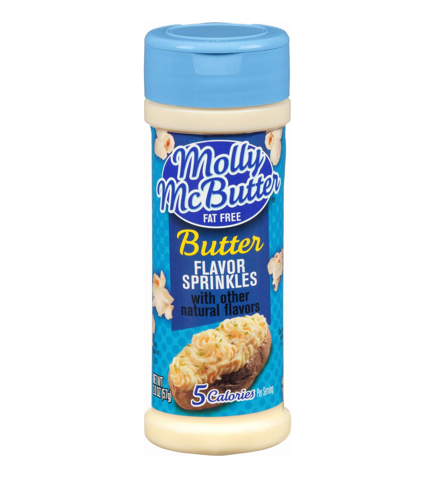 Molly McButter Sprinkles Butter Flavor 2 oz - Delicious Butter Flavored Sprinkles - Buy Online on SooperMarket.com