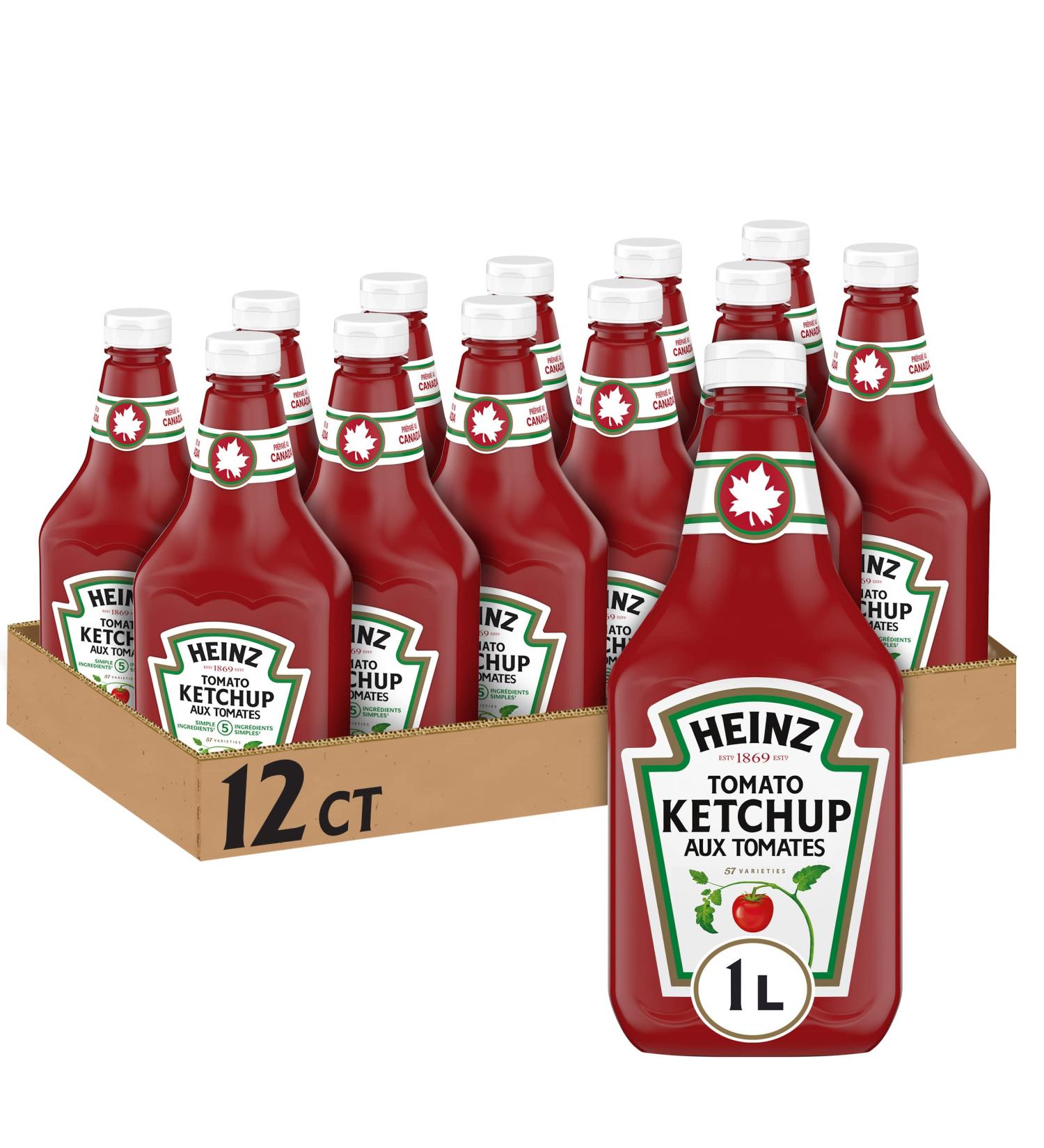 Heinz Tomato Ketchup 1L (Pack of 12) - Buy Online on SooperMarket.com