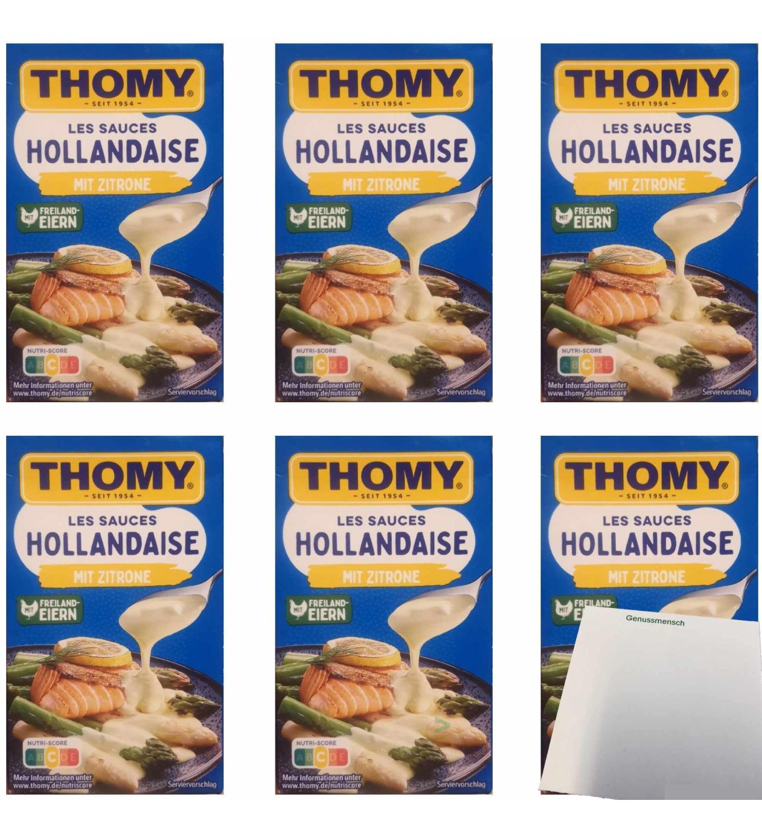 Buy Thomy Les Sauce Hollandaise with Lemon 6-Pack (6x250ml) - Premium Quality | International Shipping Available - Buy Online on SooperMarket.com