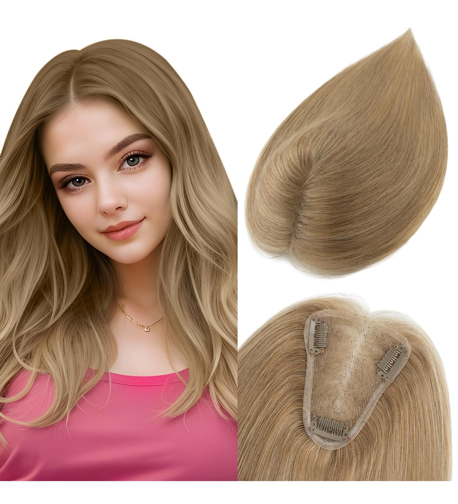 Clip in Hair Pieces for Women Extensions Toupee Hair Topper Hair Toppers for Thinning Hair Women Real Hair - Buy Online on SooperMarket.com