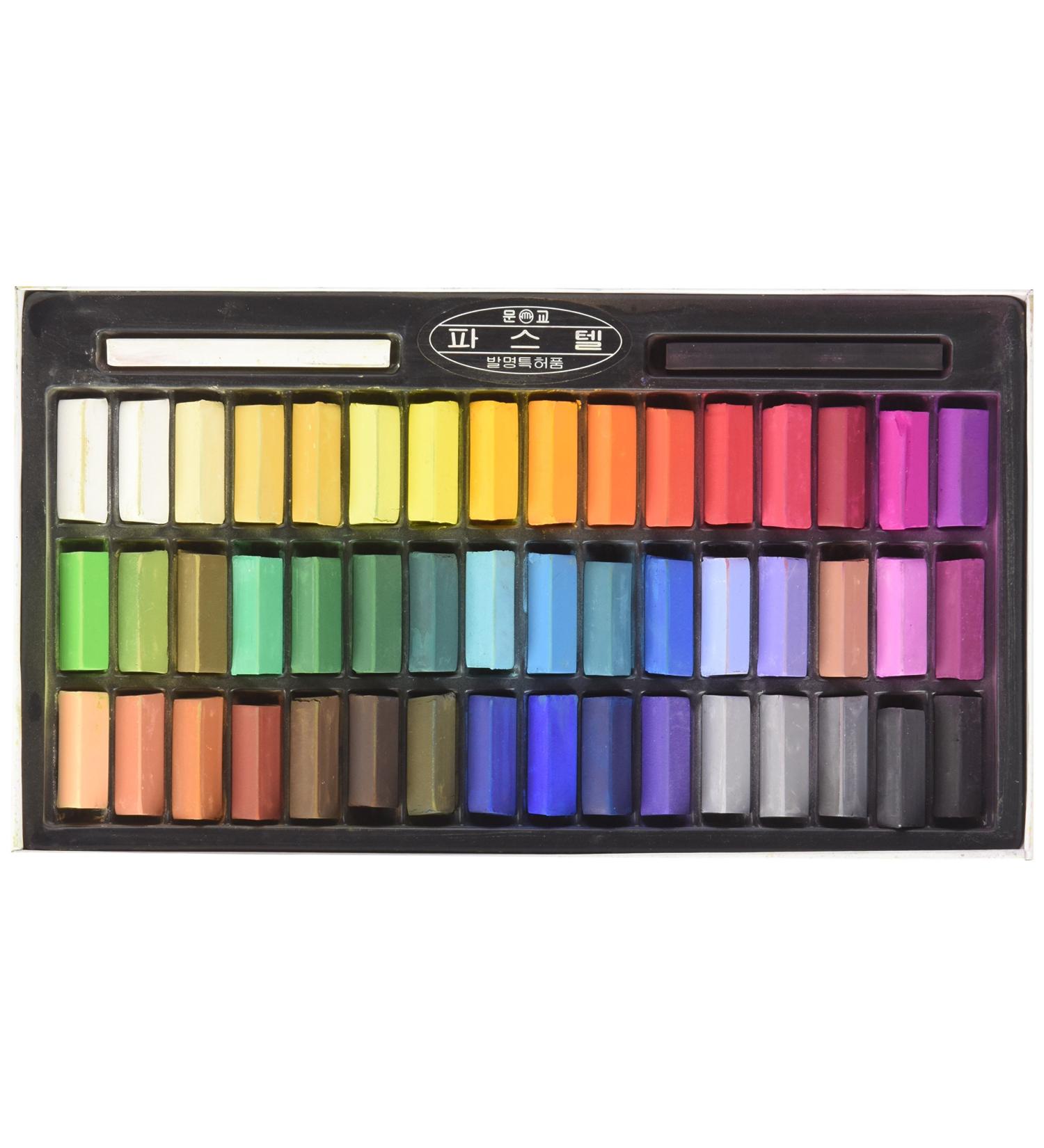Mungyo Soft Pastel Set - 48 Assorted Non-Toxic Colors - Buy Online on SooperMarket.com