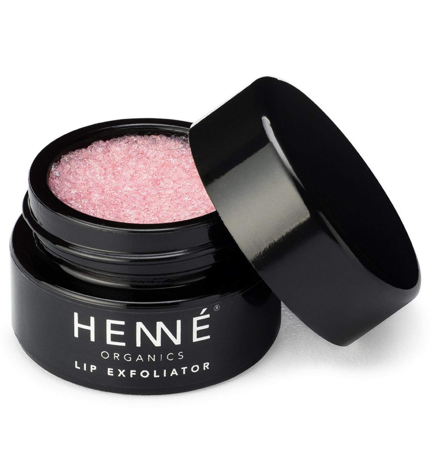 Henn Organics Lip Exfoliator - Natural Rose Diamonds Sugar Scrub - Buy Online on SooperMarket.com