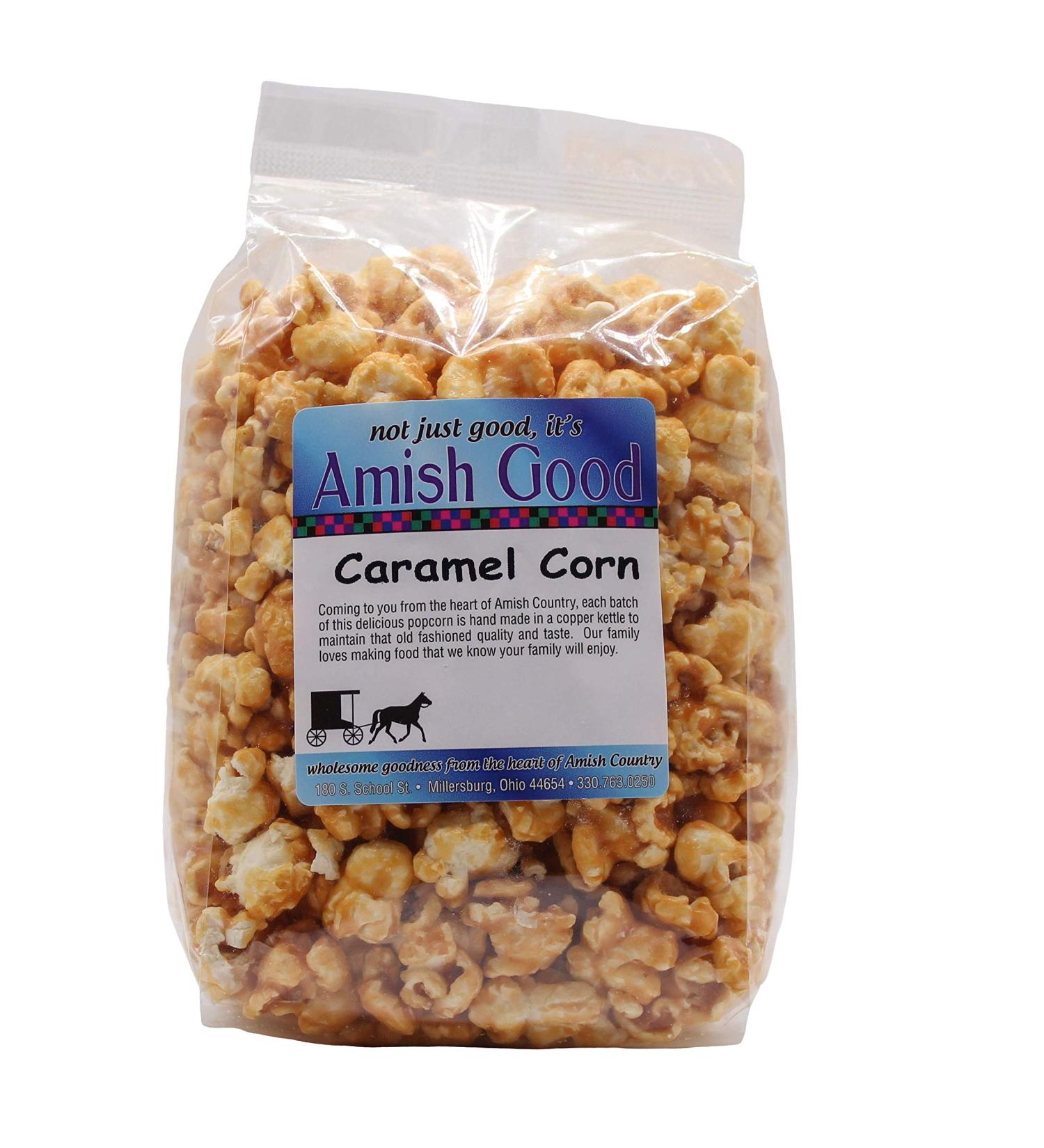 Amish Good Premium Caramel Popcorn - Real Butter & Coconut Oil | 10 oz - Buy Online on SooperMarket.com