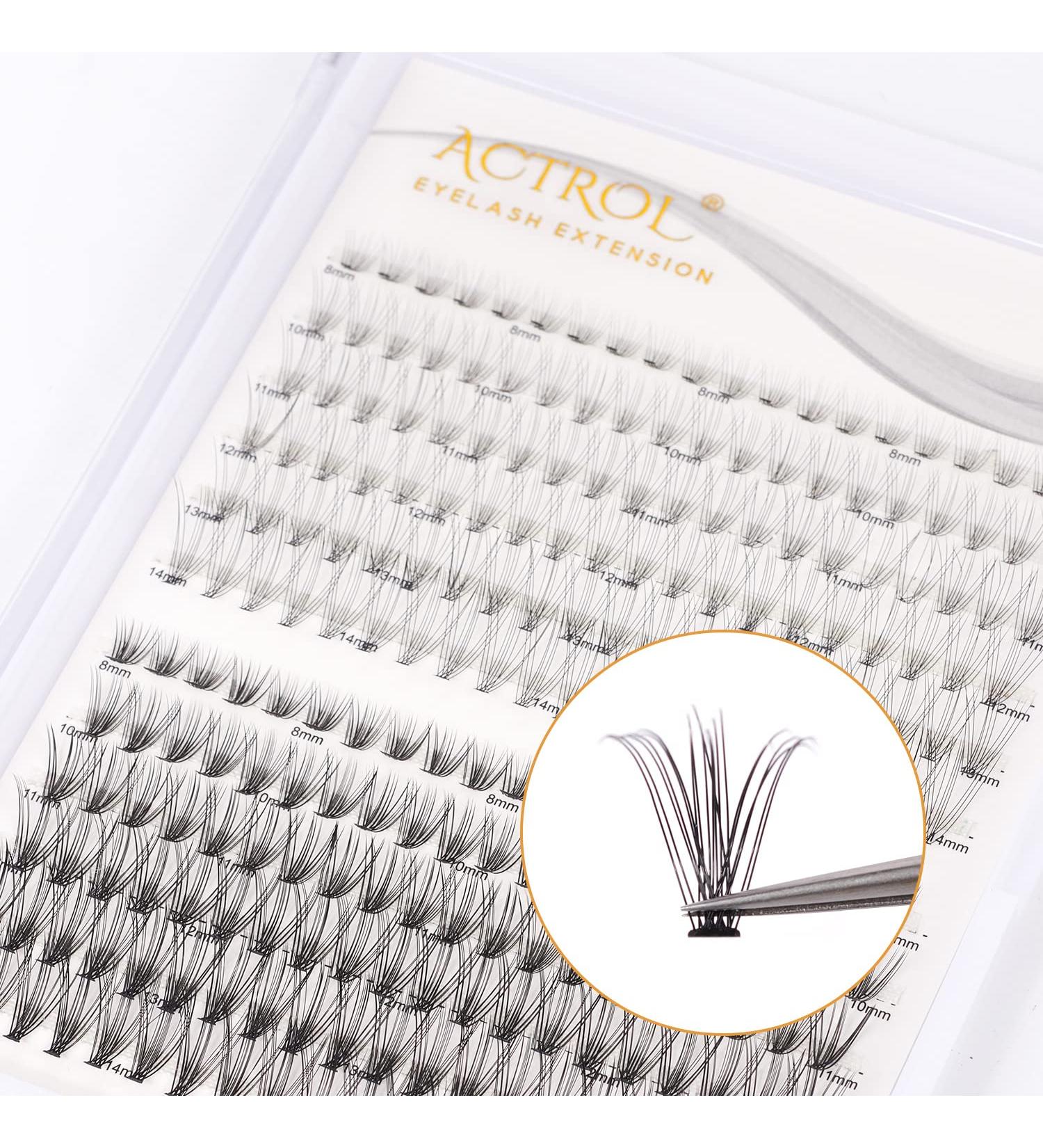 240 Pcs Mixed Cluster Eyelash Extensions | 20D & 10D | 0.07C Curl | Natural Look | Makeup Tools - Buy Online on SooperMarket.com