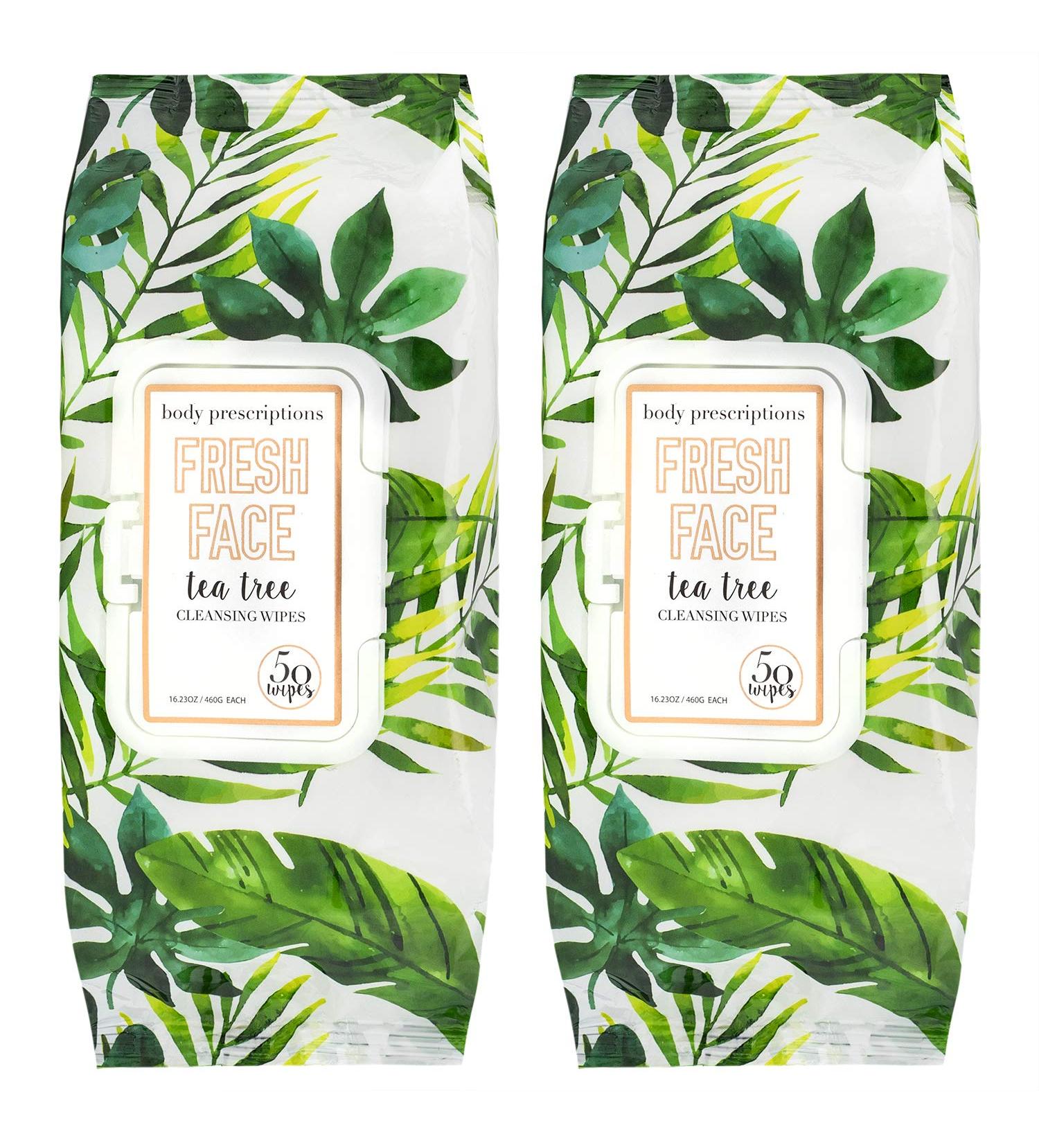 Body Prescriptions Makeup Remover Wipes Bulk Pack of 2 - 100 Facial Cleaning Cloths - Removes Makeup, Mascara, Dirt and Oil - Flip Top 50 Count (Pack of 2) - Buy Online on SooperMarket.com