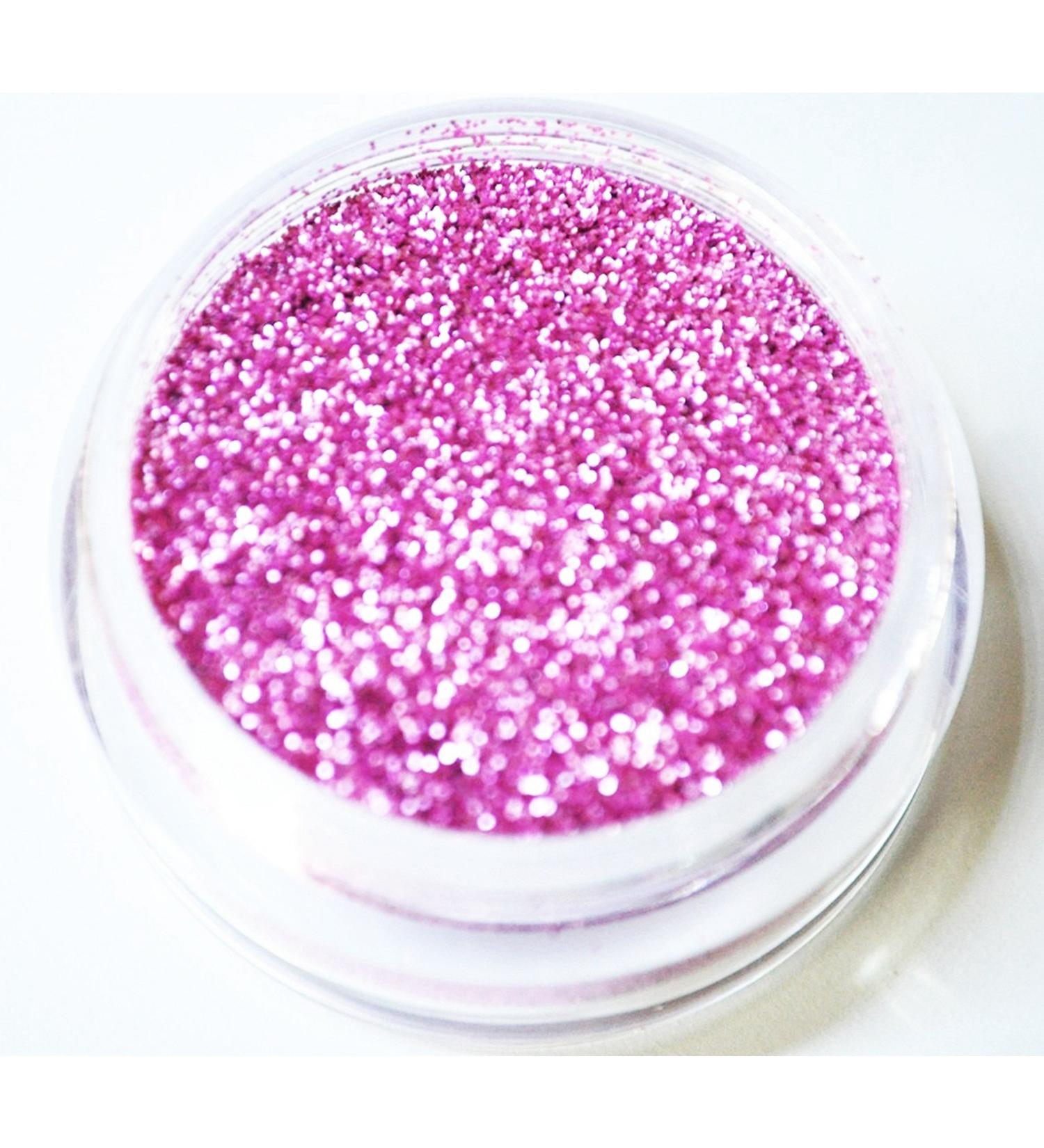 KM-Nails Glitter pink metallic XXL Studio size 0.2mm fine 10ml