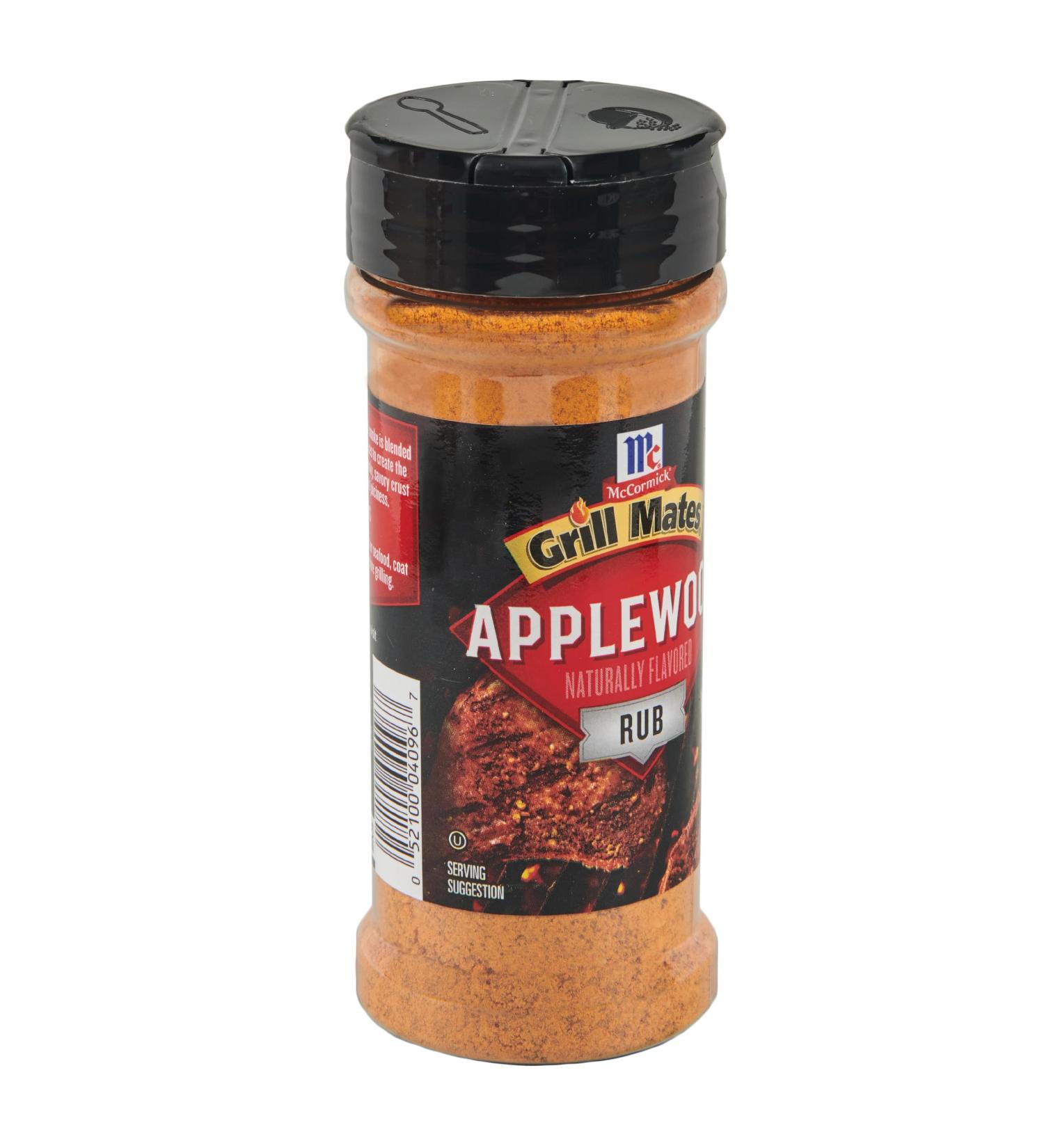 McCormick Grill Mates Applewood Rub 6 oz: Savory Seasoning for Grilling Success - Buy Online on SooperMarket.com