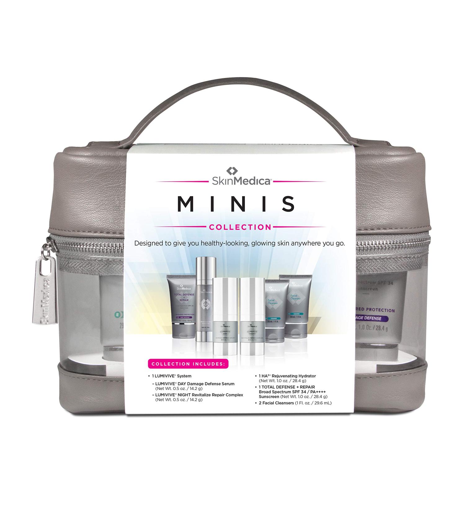 Shop SkinMedica Minis Collection - 5 Piece Travel Set for Glowing Skin | International Shipping Available - Buy Online on SooperMarket.com