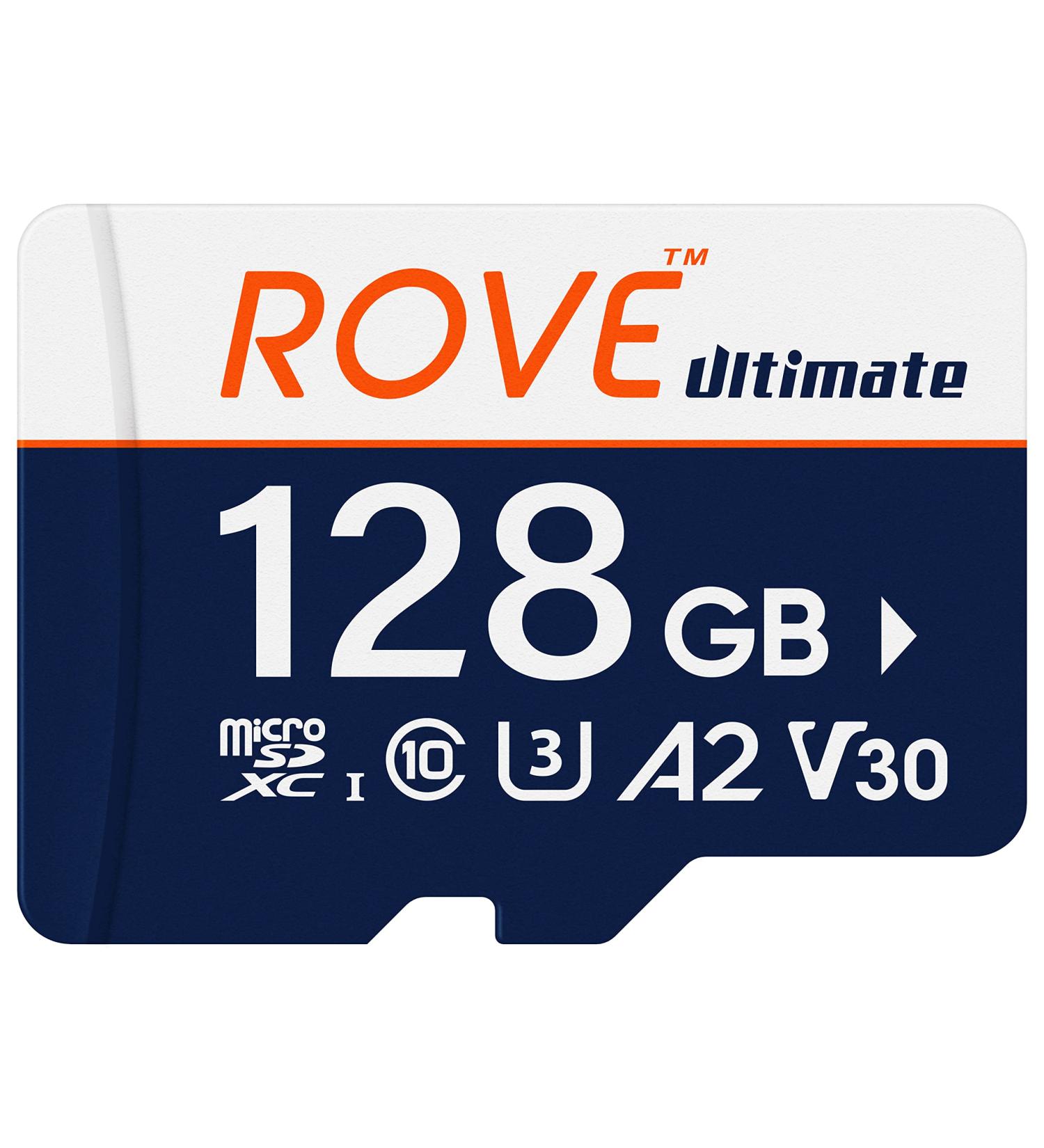 ROVE Ultimate 128GB Micro SDXC Memory Card with USB 3.2 Type C Card Reader - 170MB/s C10 U3 V30 4K A2 for Dash Cam, Android Devices, Tablets & Games - Buy Online on SooperMarket.com