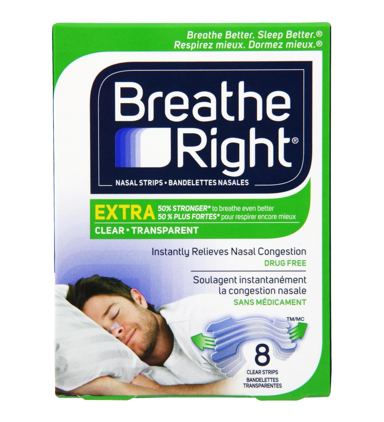 Breathe Right Extra Clear 8ct - Buy Online on SooperMarket.com