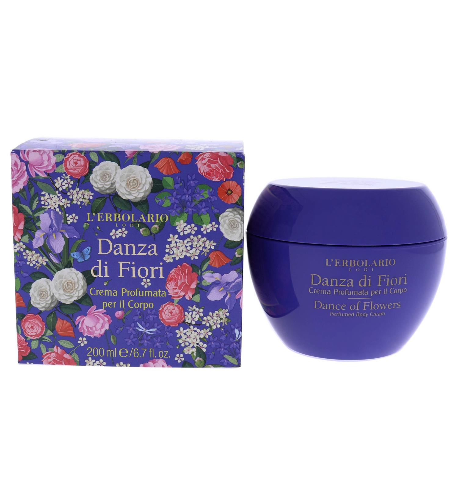 L'Erbolario Danza Di Fiori Body Cream 200ml - Nourishing Floral Cream for Soft Skin | International Shipping Available - Buy Online on SooperMarket.com