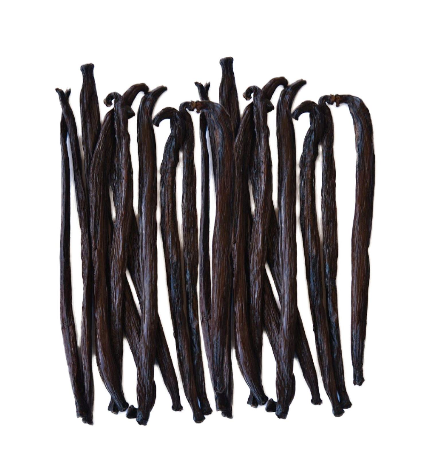 Grade B Tahitian Vanilla Beans - 25 Premium Pods for Homemade Vanilla Extract - Buy Online on SooperMarket.com