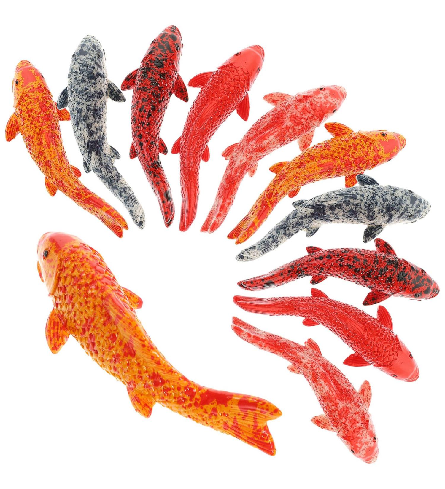 Artificial Floating Fish Decoration - 5pcs Aquarium Model for Terrarium & Landscape Crafts - Buy Online on SooperMarket.com