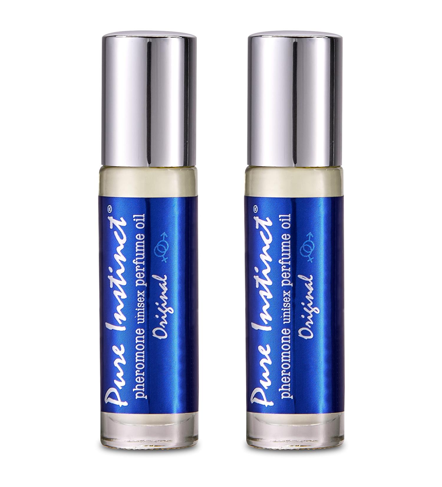 Pure Instinct Roll-On (2-Pack) - The Original Pheromone Infused Essential Oil Perfume Cologne - Unisex Attracts Men and Women - TSA Ready - Buy Online on SooperMarket.com
