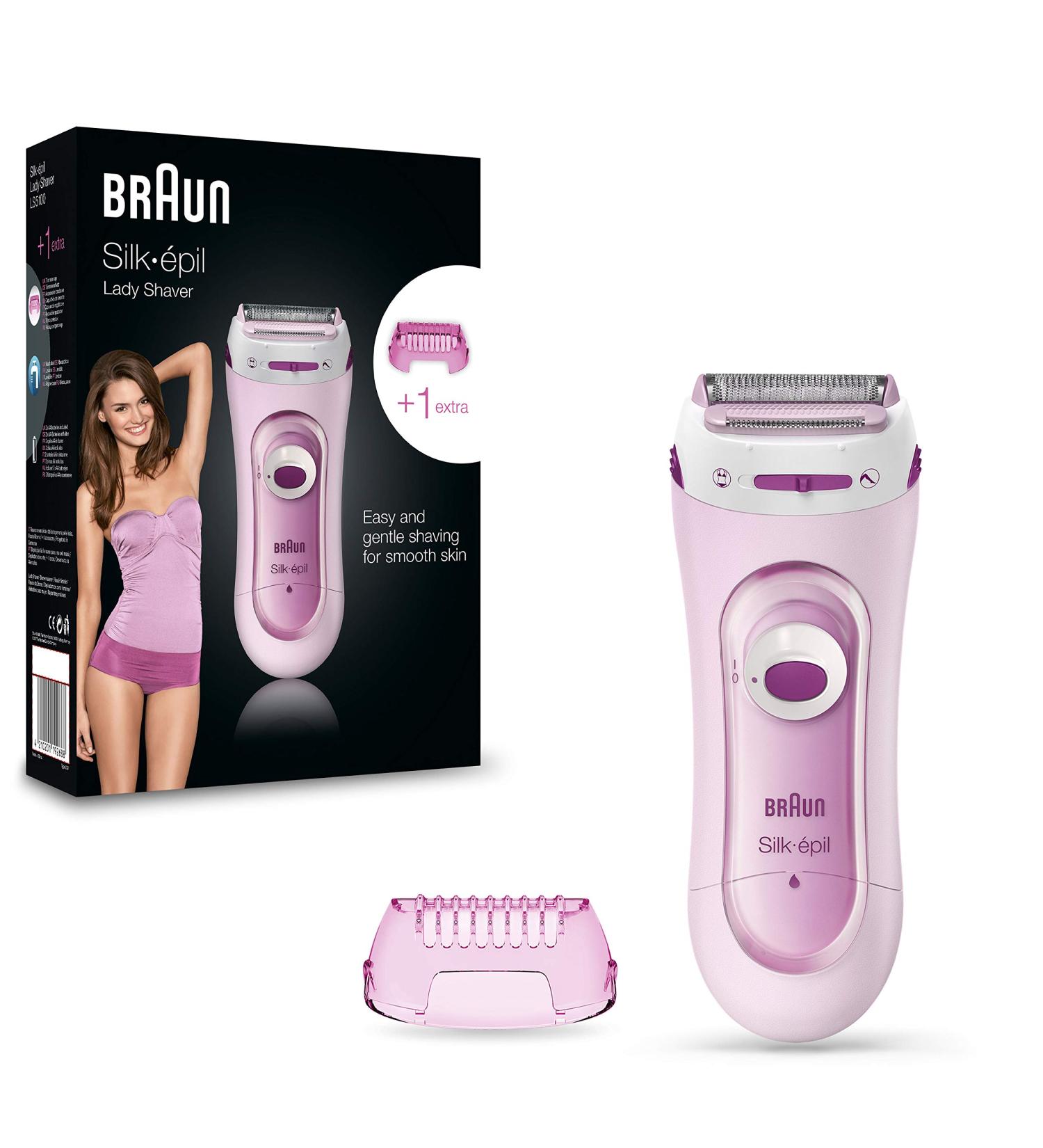 Braun Silk-Epil LS 5100 Lady Shaver for Legs and Body | Effective Hair Removal - Buy Online on SooperMarket.com