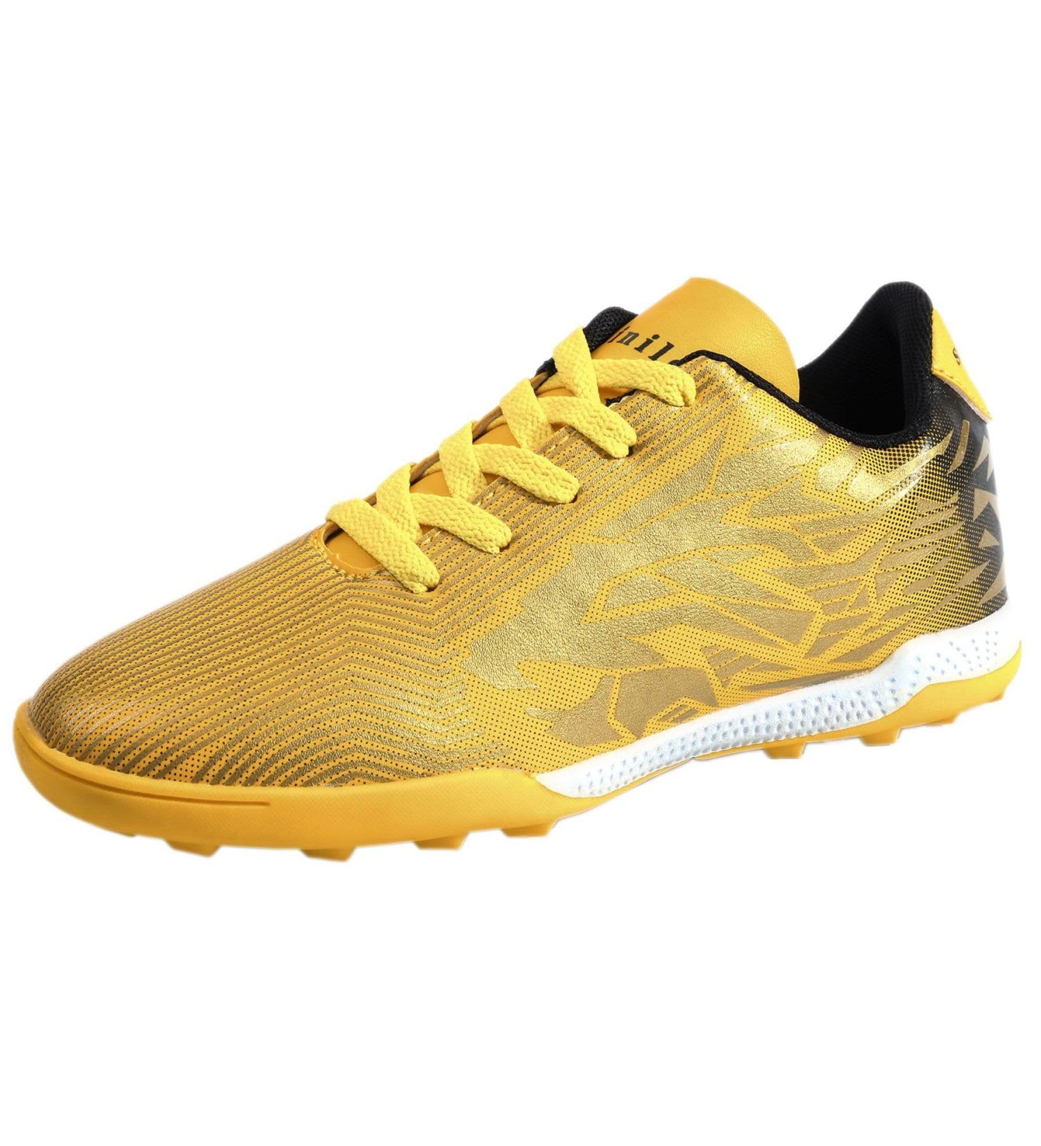 Sainilei Children Soccer Shoes - Boys FG/AG Outdoor Football Shoes & Men's TF Professional Training Shoes 30 EU S2325TF GOLD - Buy Online on SooperMarket.com