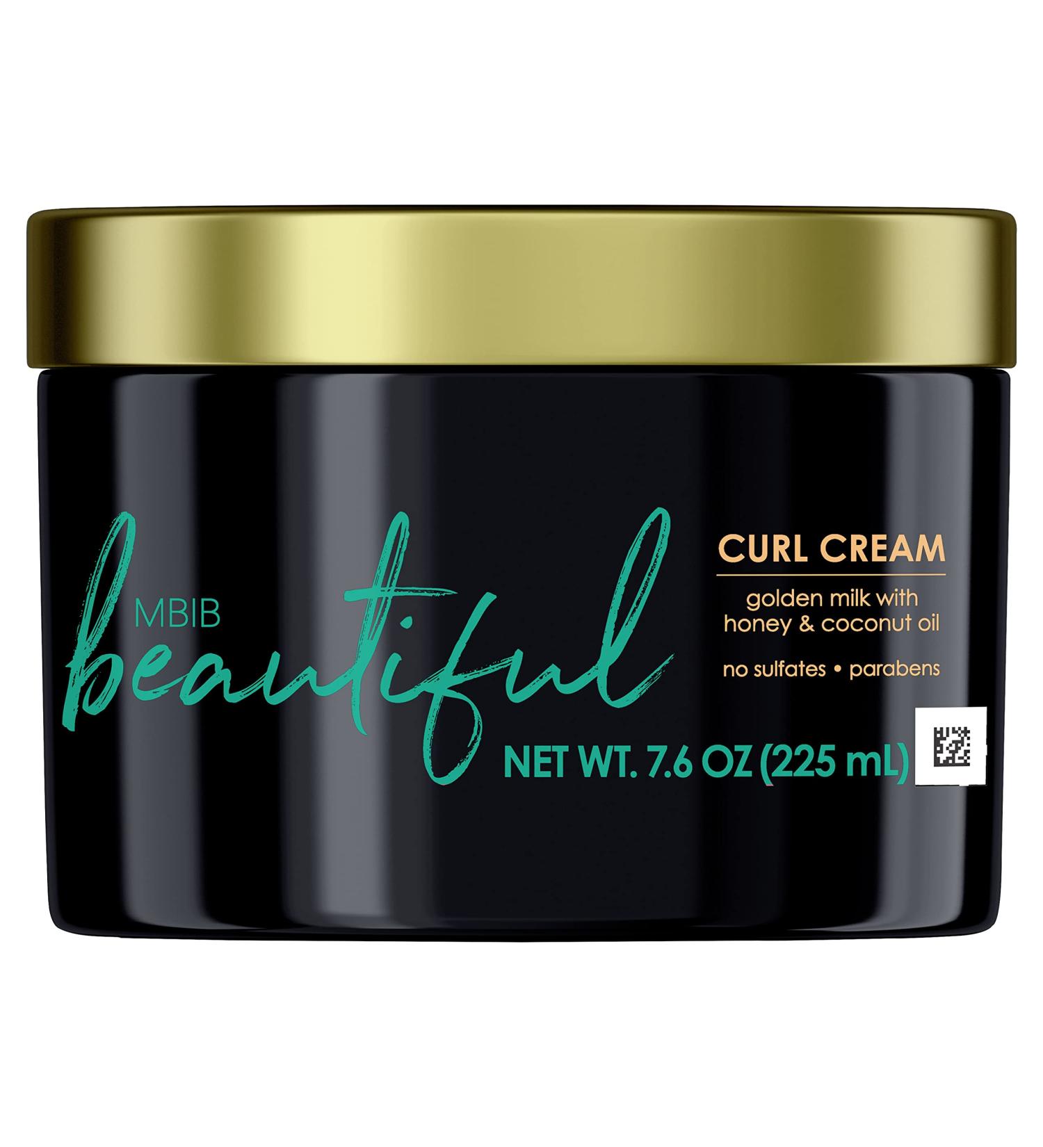 Black is Beautiful Curl Cream - Sulfate Free for Curly Hair - Coconut Oil, Honey & Turmeric - 7.6 fl oz - Buy Online on SooperMarket.com