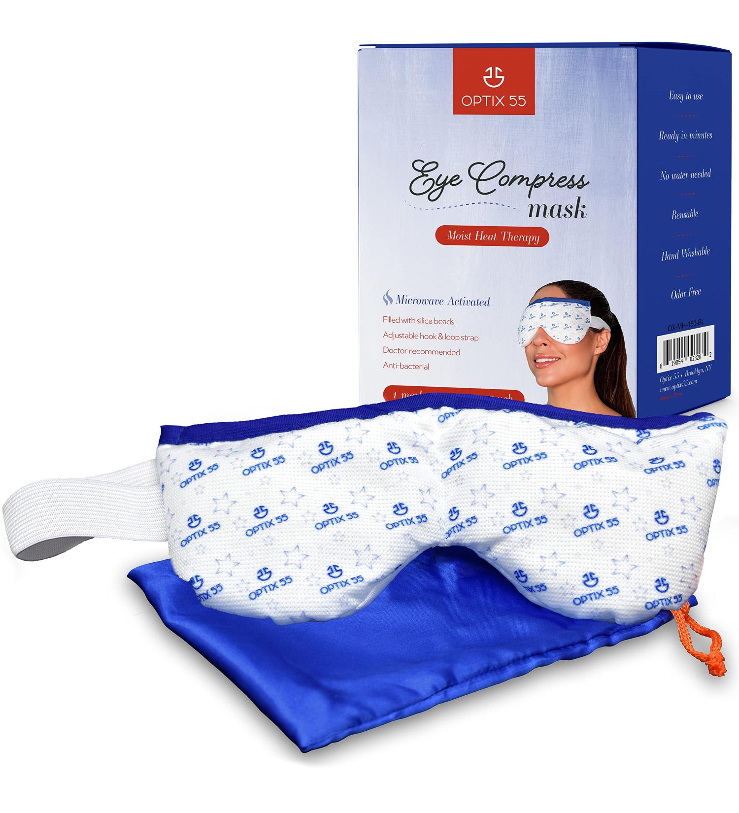 Moist Heat Eye Mask for Dry Eyes - Microwave Activated Warm Compress - Buy Online on SooperMarket.com
