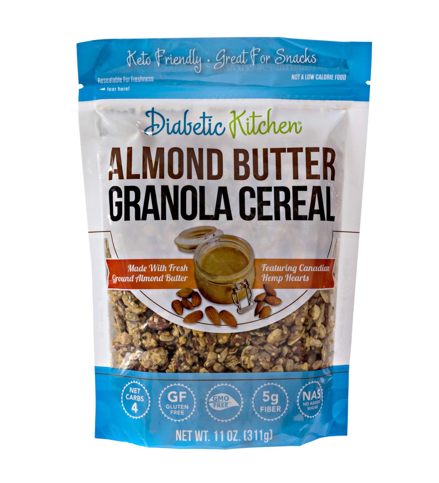 GoSupps.com - Diabetic Kitchen  Granola Cereal Almond Butter 11 oz (311 g) - Buy Online on SooperMarket.com
