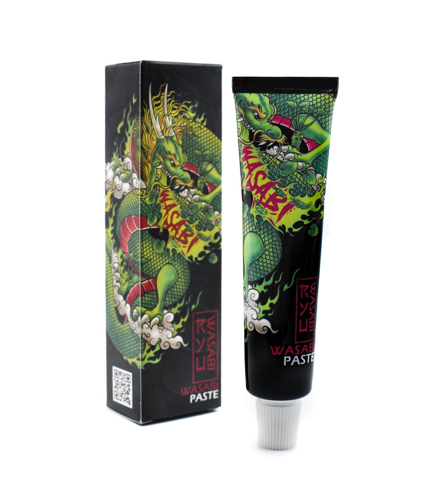 Ryu wasabi paste 43g - with 8 percent Wasabi from Austria - whether in the dip in the guacamole or to grilled - with Ryu it becomes spicy!
