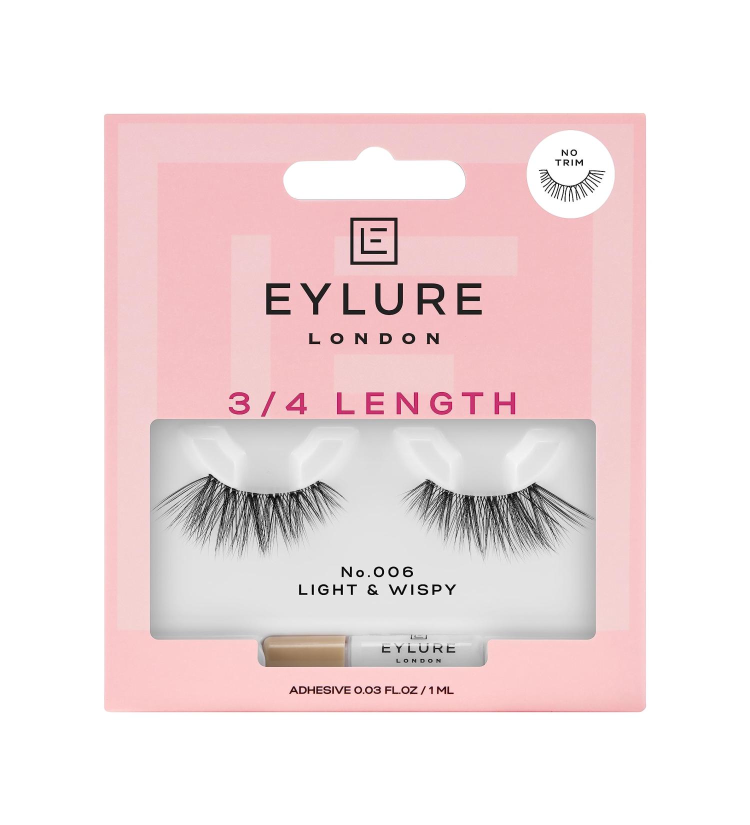 Eylure 3/4 Length No. 006 Black False Lashes - 1 Pair - Buy Online on SooperMarket.com