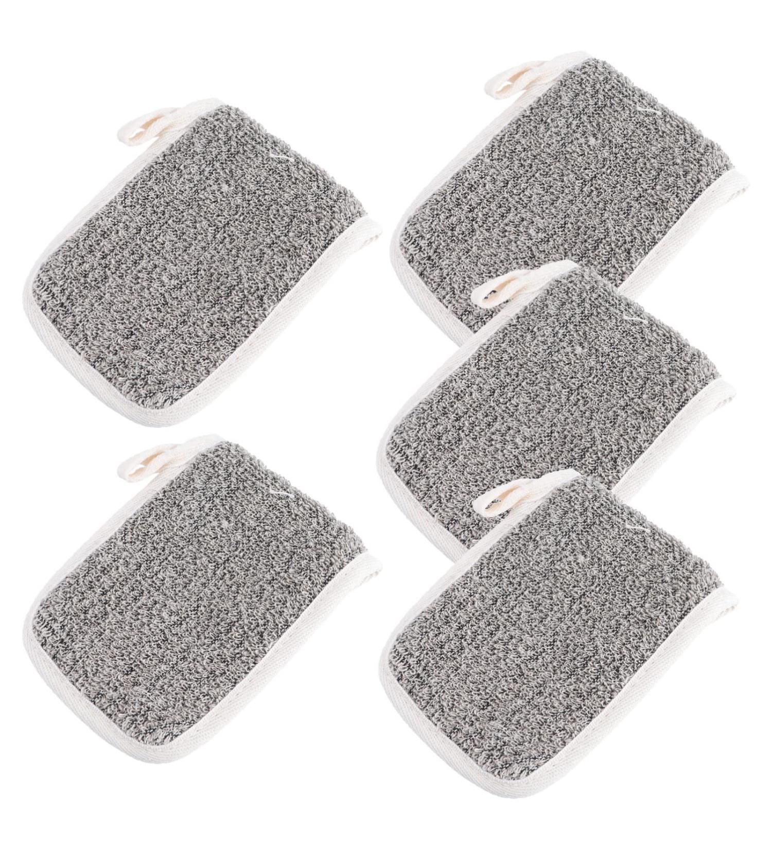 Gogogmee 5pcs Flip Soap Foam Net Soap Foaming Pouches Foam Net Soap Storage Khaki Cotton Linen - Buy Online on SooperMarket.com
