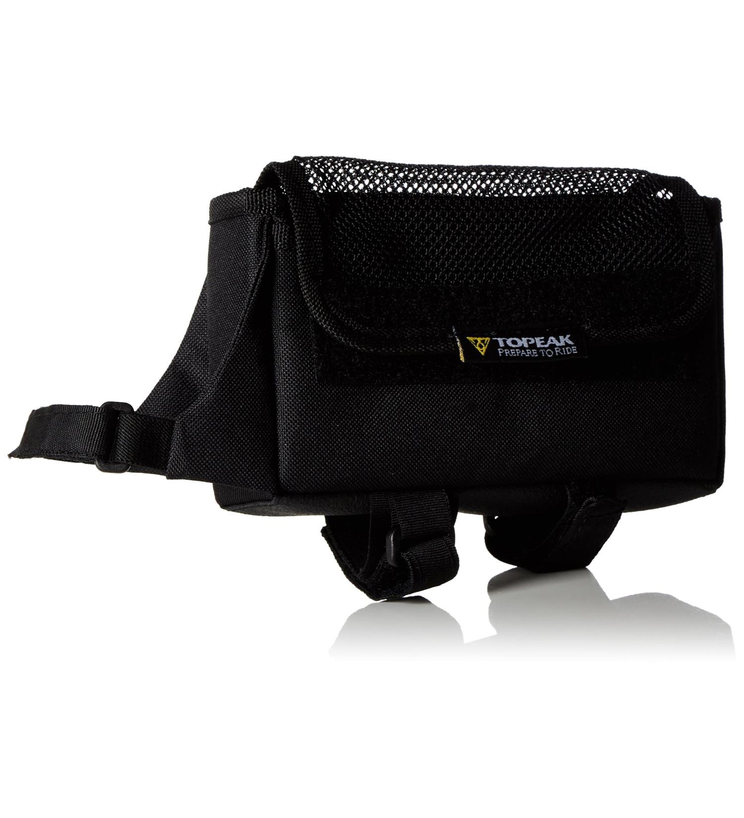 Topeak Unisex Adult Tribag All Weather Frame Bag - Black/White Large (18x10.2x4 cm) - Optimize Your Cycling Experience! - Buy Online on SooperMarket.com