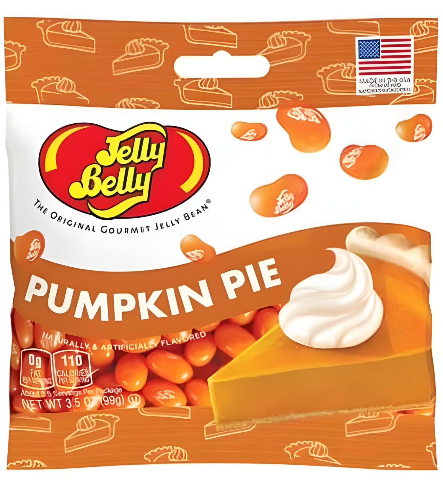 Jelly Belly Pumpkin Spice Jelly Beans Halloween Christmas Full Size 1-Pack 100g Candy Bags containing Pumpkin Pie Spice Kosher Candy Gluten Free Stocking Stuffers for Teens Holidays Bonbon Pumpkin Pie pack of 1 - Buy Online on SooperMarket.com