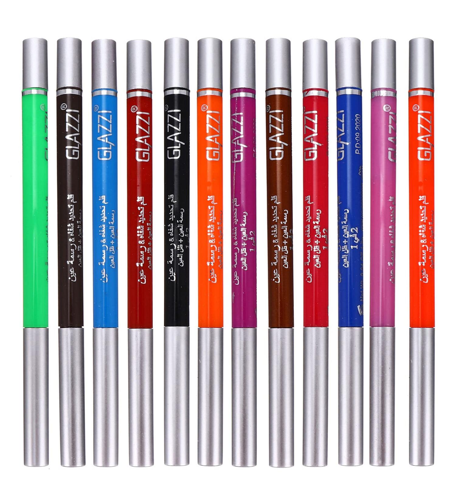 BELLIFFY 12 Pcs 1 Set Shadow Set Creative Eyeliners Waterproof Eyeliner Makeup Kit Colorful Plastic - Buy Online on SooperMarket.com