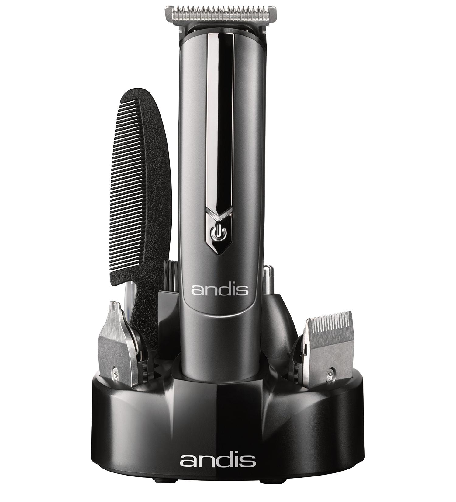 Andis 22705 EasyTrim2 10-Piece Precision Trimmer Kit - Ear Nose Eyebrow & Beard Trimmers - Gray/Cordless - International Shipping Available - Buy Online on SooperMarket.com
