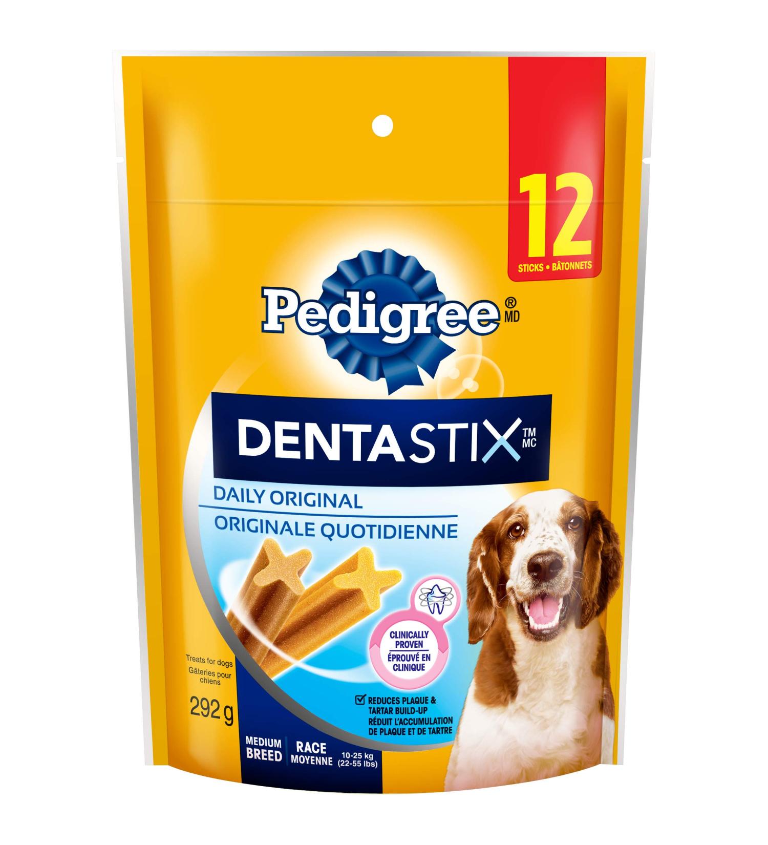 PEDIGREE DENTASTIX Oral Care Adult Dog Treats for Medium Dogs - Original 12 Sticks Original 12 count (Pack of 1) Dog Treats - Buy Online on SooperMarket.com