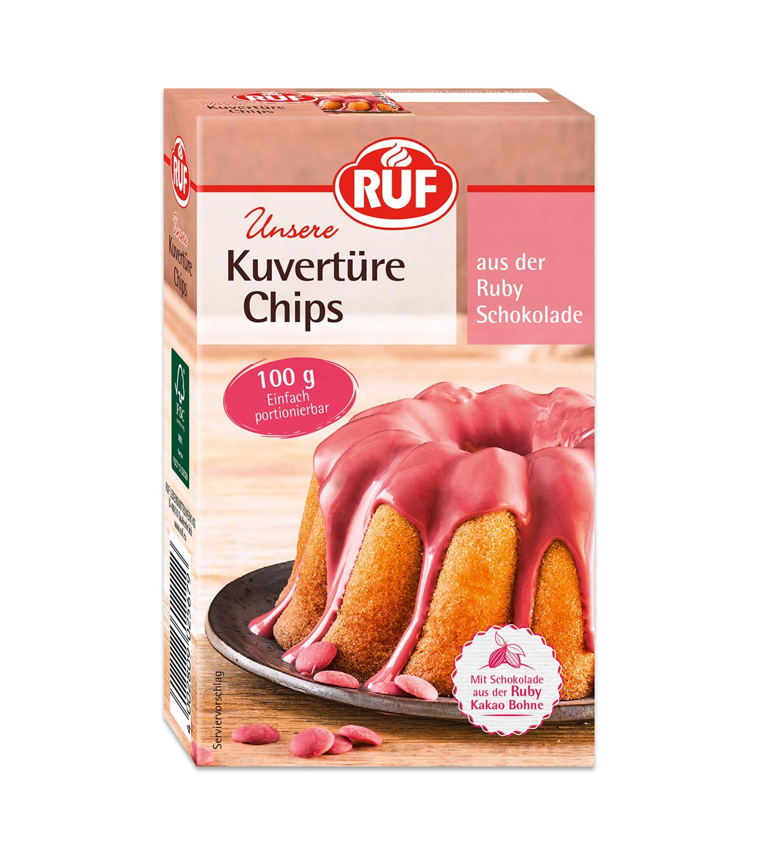 Ruby Kupert re Chips - Pink Chocolate for Glazing & Decorating Cakes Tarts & Chocolates | Gluten-Free 100g | International Shipping - Buy Online on SooperMarket.com