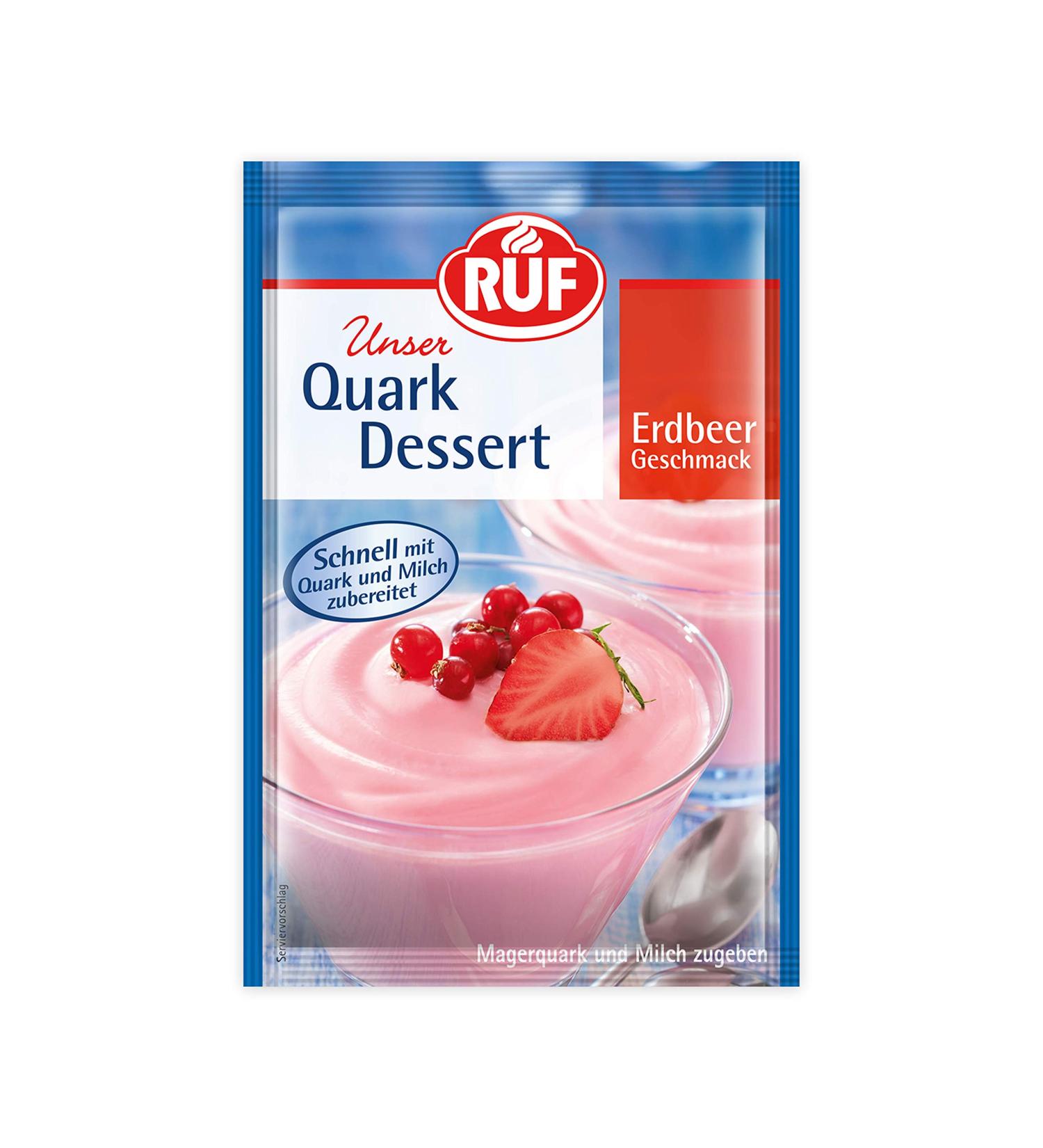 Call Curd Dessert - Strawberry Flavor Super Creamy & Quick 3-Minute Milkshake Base | 20 x 55g Pack - International Shipping - Buy Online on SooperMarket.com