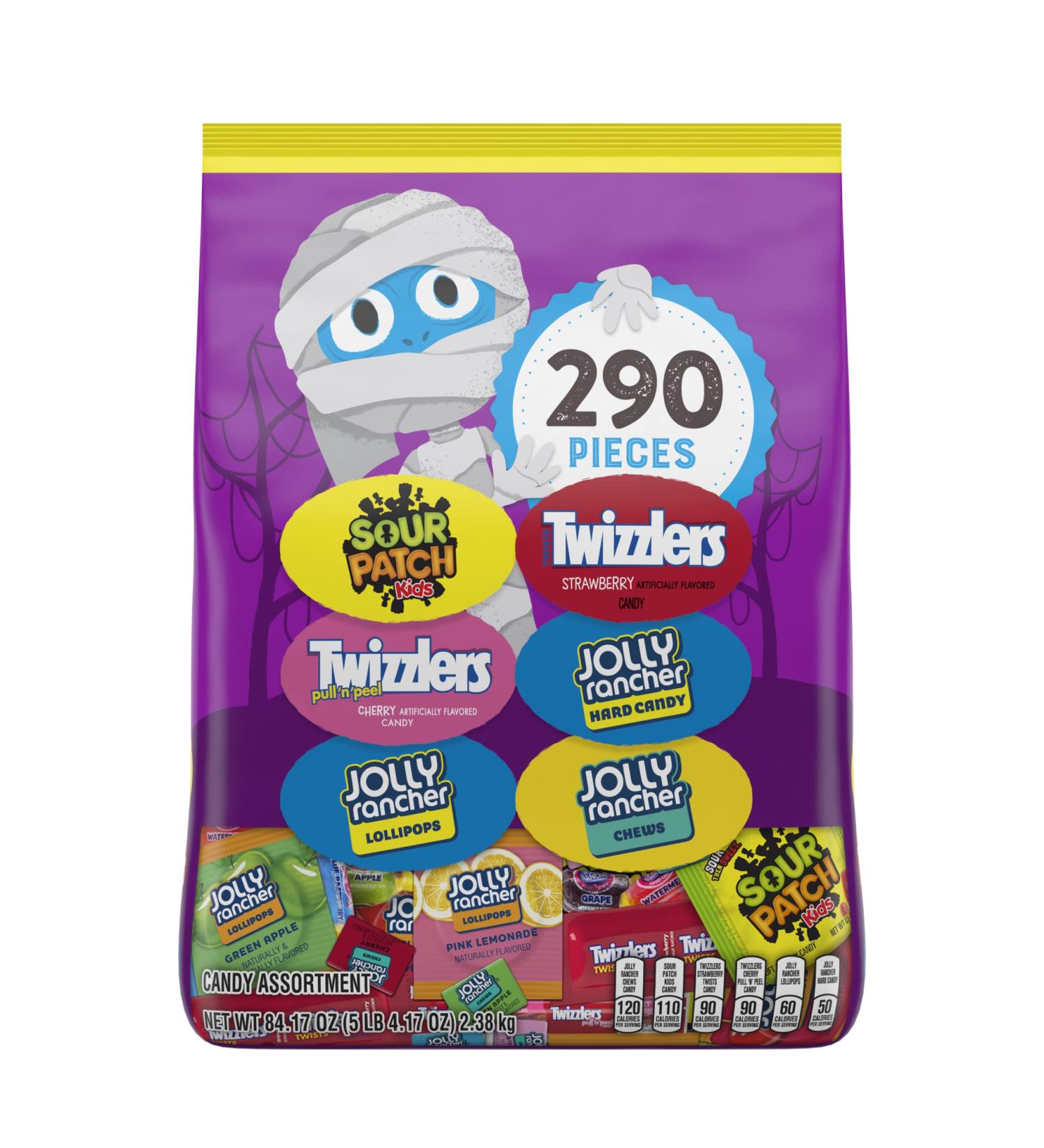 Hershey and Mondelez Fruit Flavored Assortment Chewy and Hard Candy  Halloween  84.17 oz Bulk Variety Bag (290 Pieces) - Buy Online on SooperMarket.com