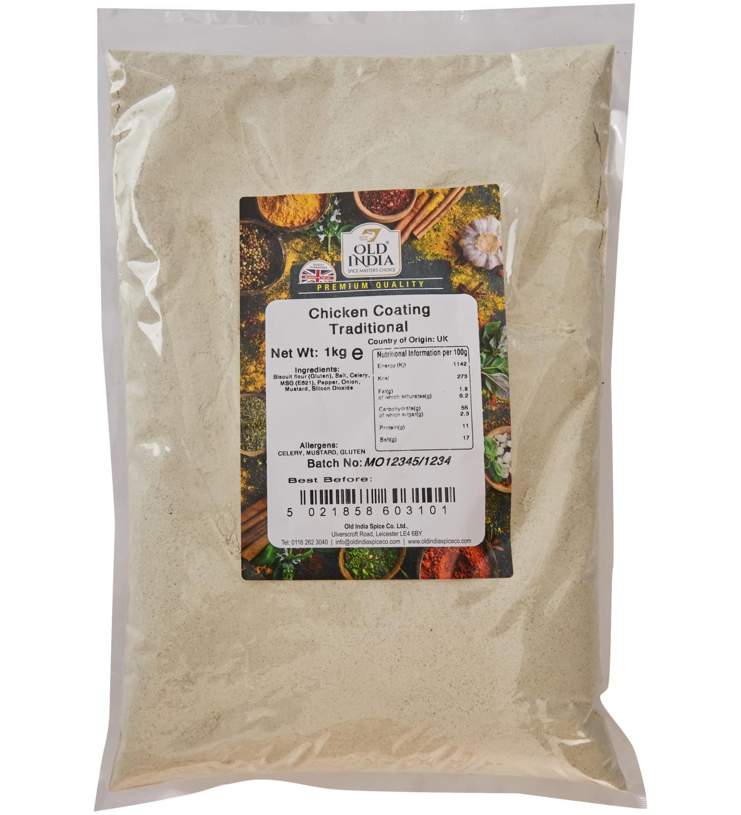 Old India Chicken Coating Traditional 1kg - Buy Online on SooperMarket.com