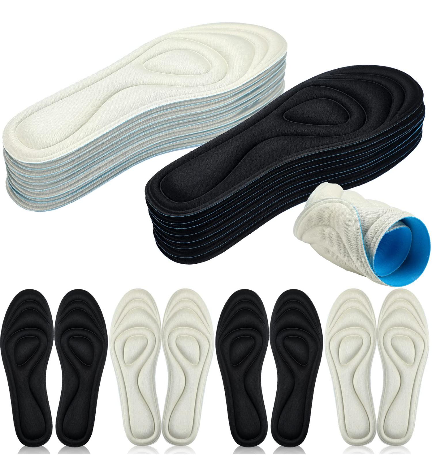 16 Pairs 3D Memory Foam Shoe Inserts | Men Women Comfort Insoles for Foot Pain Relief - Buy Online on SooperMarket.com