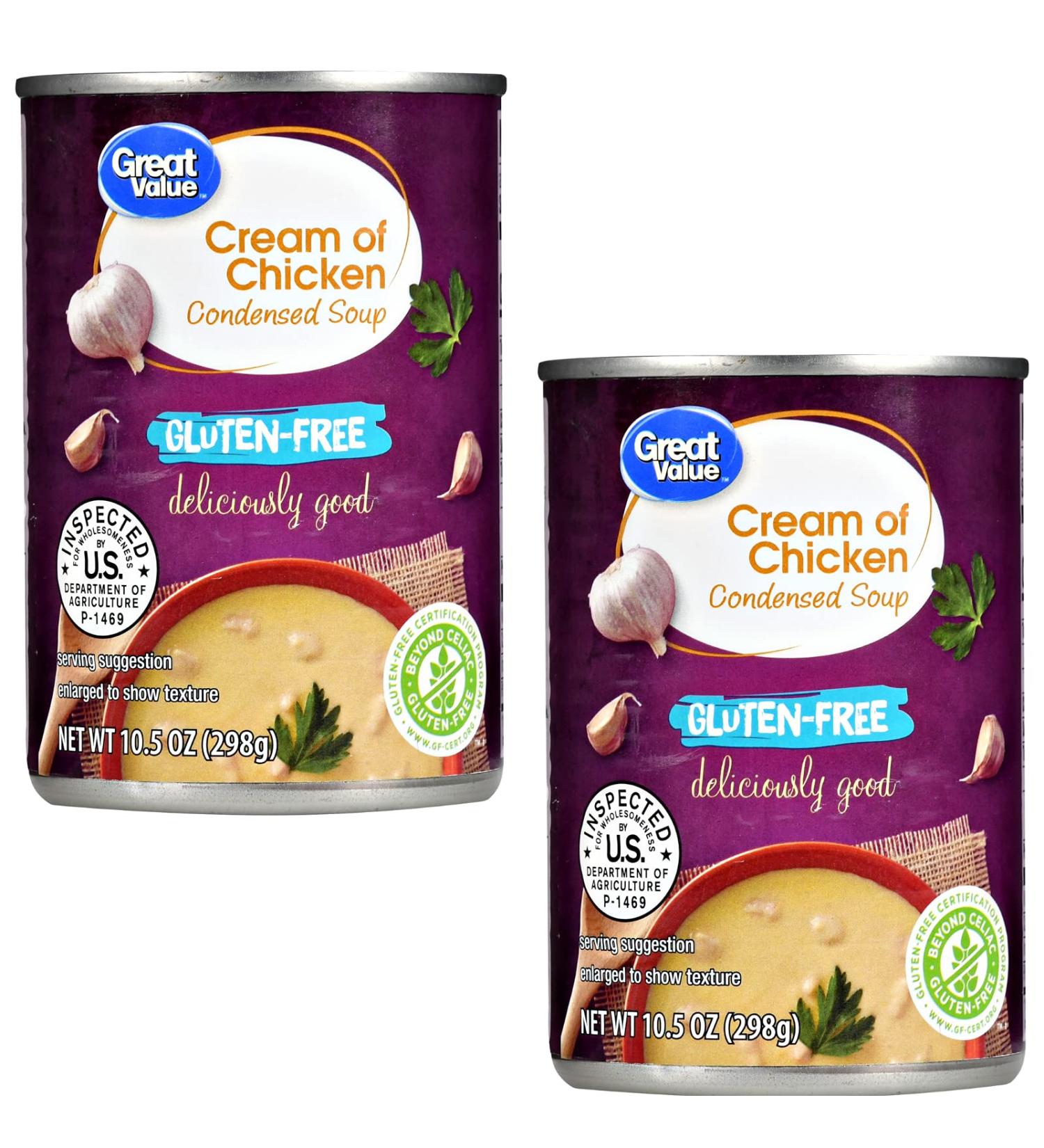 Gluten Free Cream of Chicken Condensed Soup 10.5 oz - Pack of 2 - Buy Online on SooperMarket.com