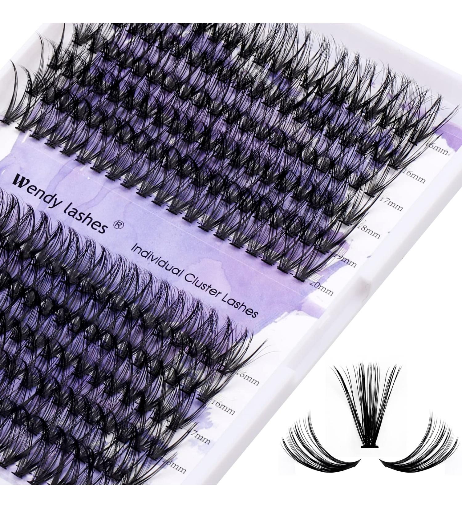 Individual Lashes 240PCS Cluster Lashes Extension D Curl 0.07mm 30D/40D Mixed 16-20mm Wide Stem RR-16-20mm - Buy Online on SooperMarket.com