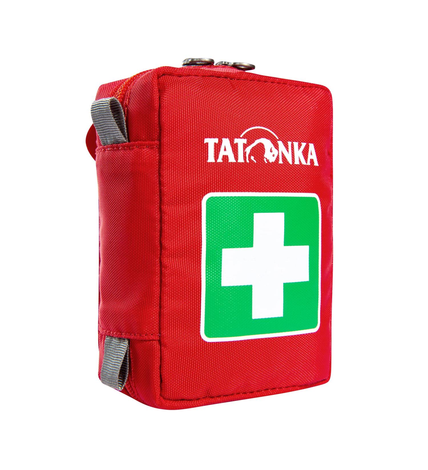 Tatonka First Aid XS Bag - Empty First Aid Kit with Divided Compartment & Belt Loop - Compact 10 x 7 x 4 cm - Ideal for Custom Filling - Durable Red Design - Buy Online on SooperMarket.com