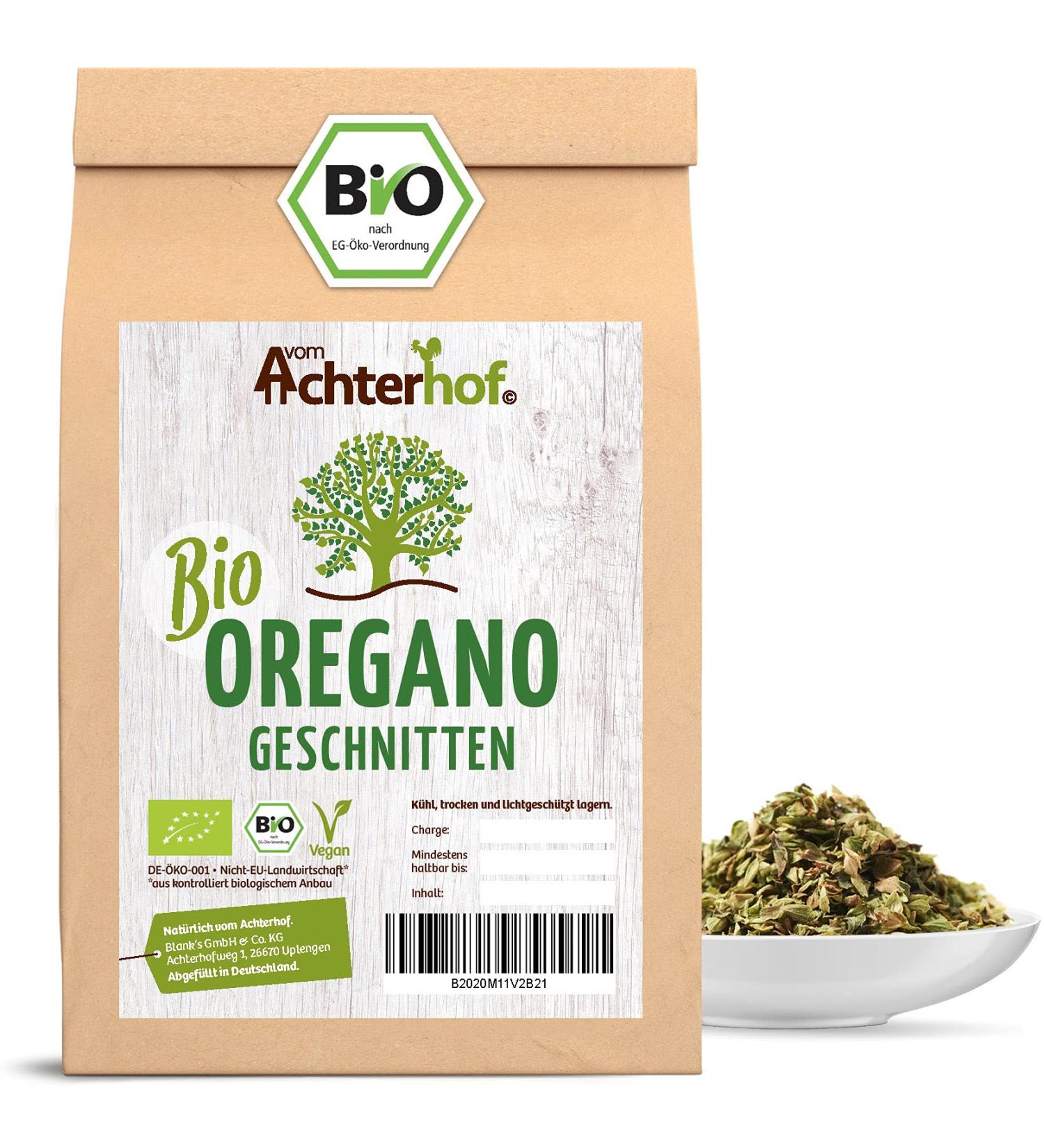 Organic Dried Oregano & Wild Marjoram | Premium Spice 500g | Achterhof International Shipping - Buy Online on SooperMarket.com