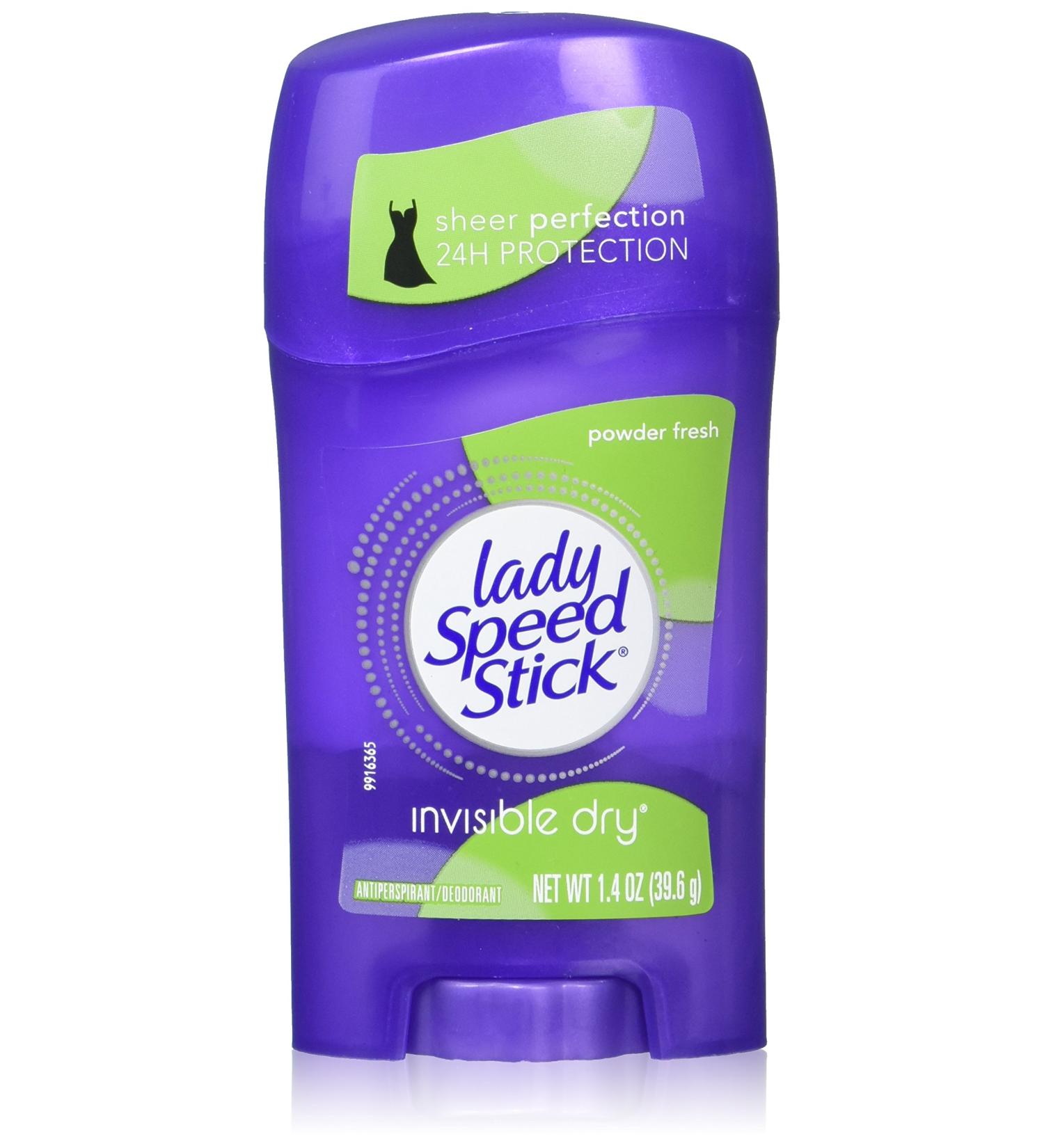 Buy Lady Speed Stick Deodorant 1.4oz Powder Fresh Invisible Dry (6 Pack) Fast International Shipping - Buy Online on SooperMarket.com
