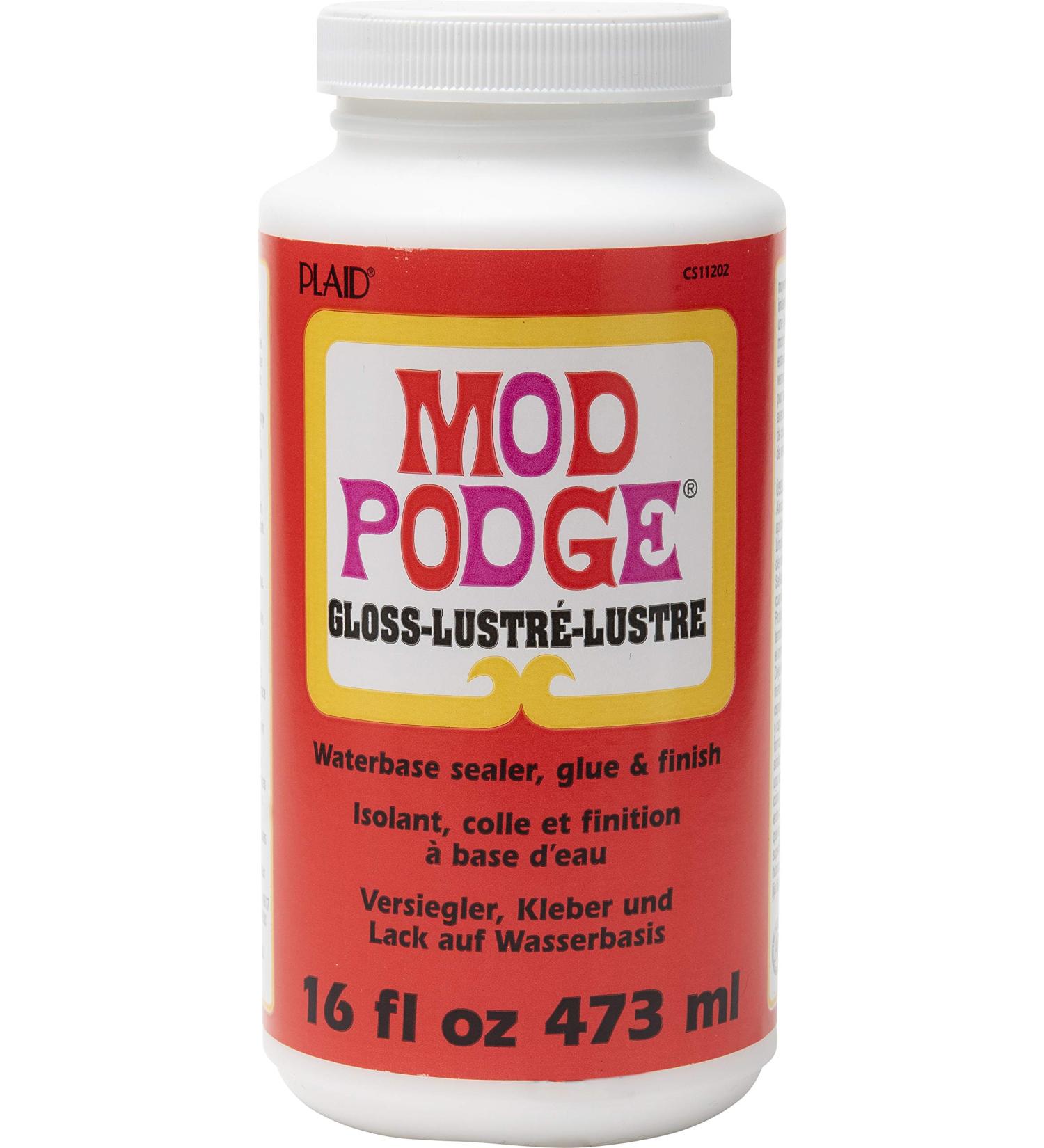 Mod Podge Gloss Waterbase Sealer Glue (16 oz) - CS11202 Finish - Buy Online on SooperMarket.com