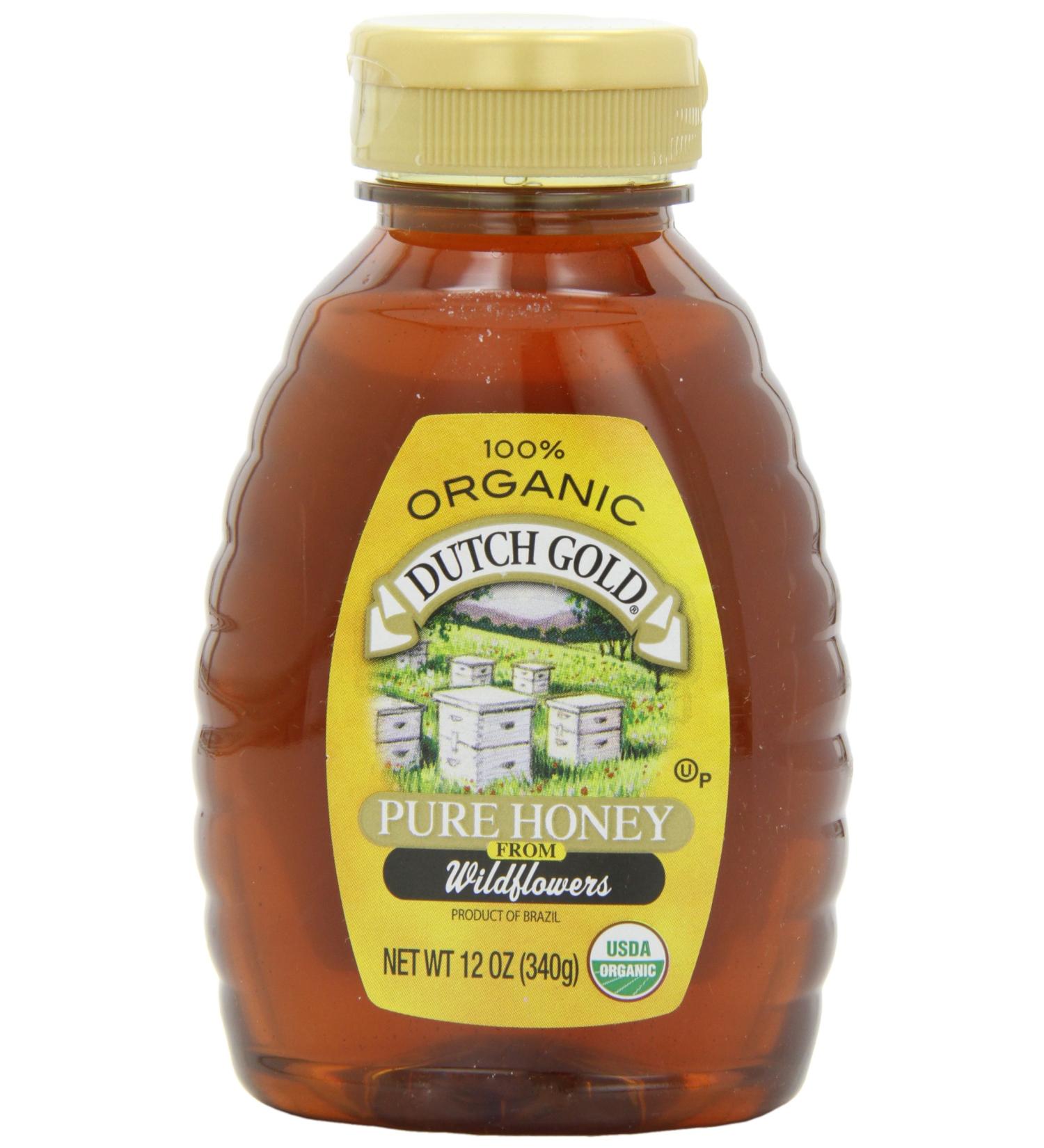 Dutch Gold Organic Honey Squeeze â€“ 12oz (Pack of 3) - Pure & Natural Sweetener - Buy Online on SooperMarket.com