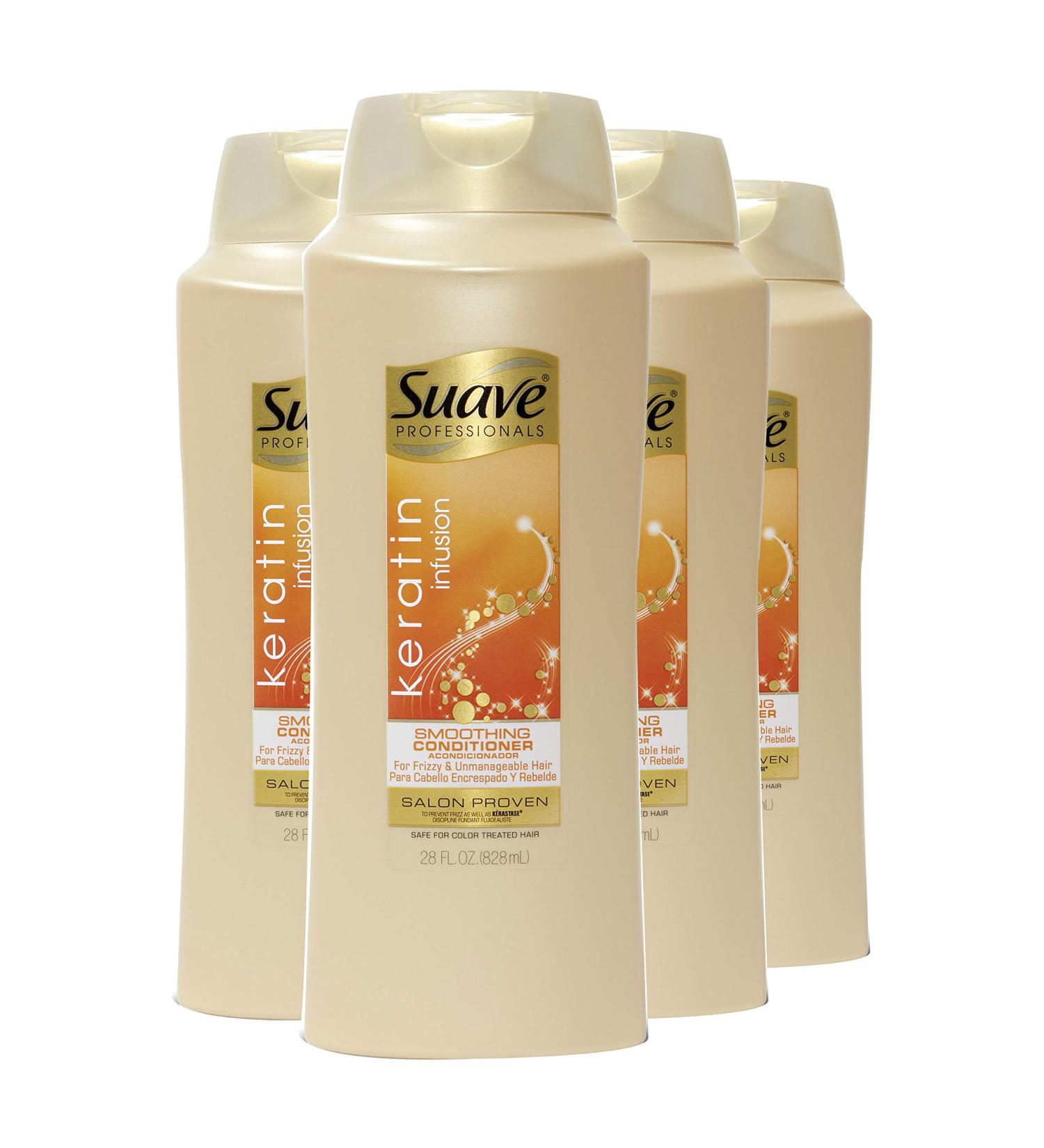 Suave Professionals Keratin Infusion Smoothing Shampoo & Conditioner, 28 oz (2 Pack) - Buy Online on SooperMarket.com