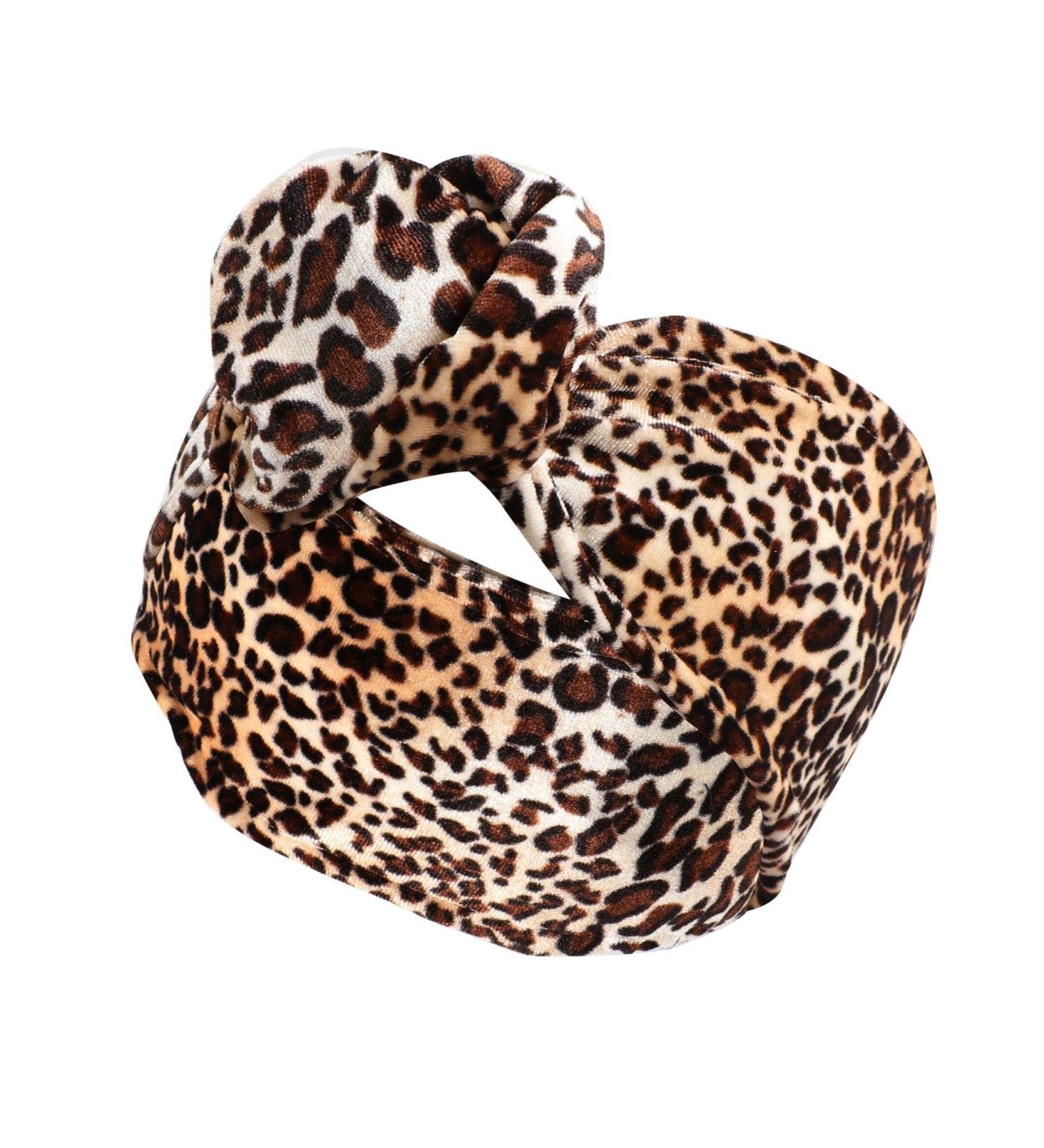 zalati Headband Wide Turban Hair band with Animal Print Knotted Head Wraps for Fashion Hair Accessories - Buy Online on SooperMarket.com