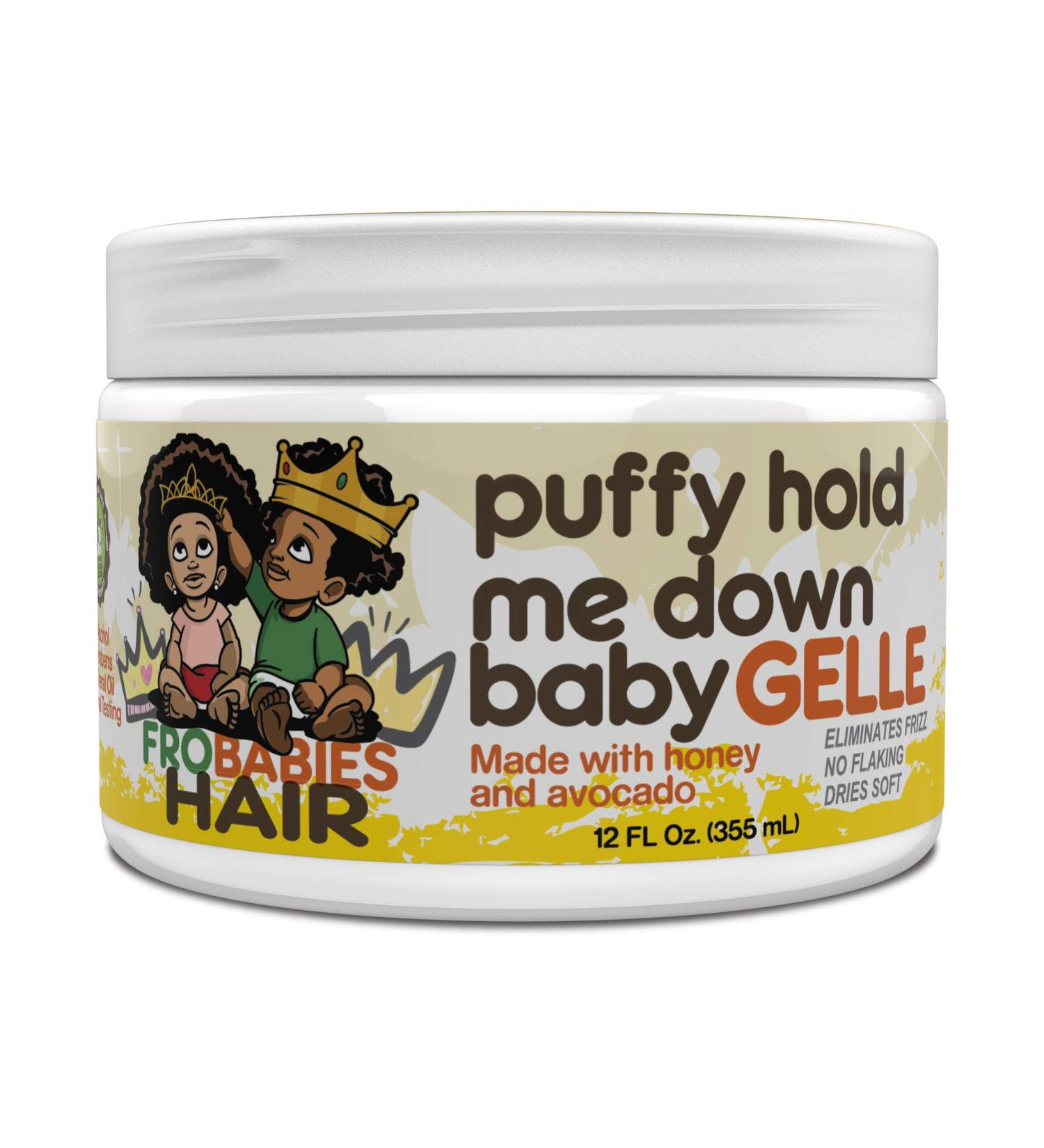 FroBabies Hair Puffy Hold Me Down Baby Gelle 12oz - Styling Gel for Babies' Hair - Buy Online on SooperMarket.com