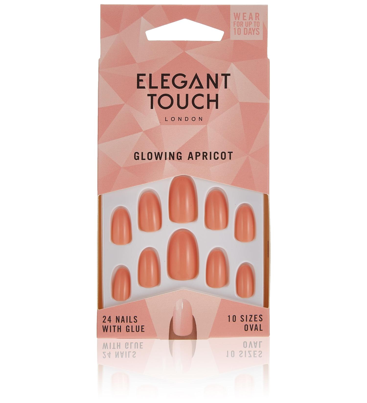 Elegant Touch Core Colour Glowing Apricot Nail Design 24 Count - Buy Now - Buy Online on SooperMarket.com