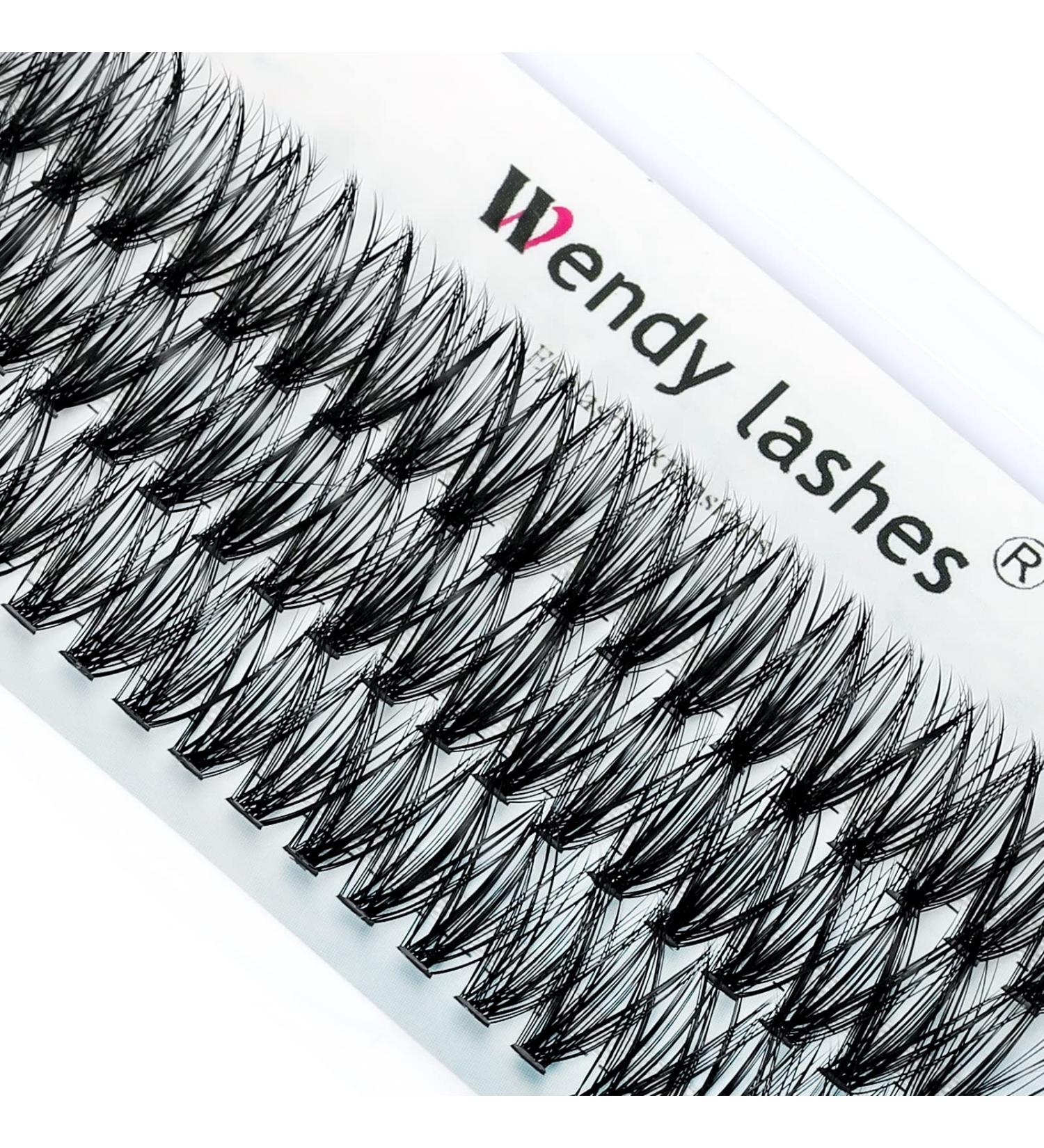 D Curl 0.07mm 16mm 40D Cluster Eyelash Extensions - DIY Lash Clusters - RR-16mm Clusters-40D-0.07-D - Buy Online on SooperMarket.com