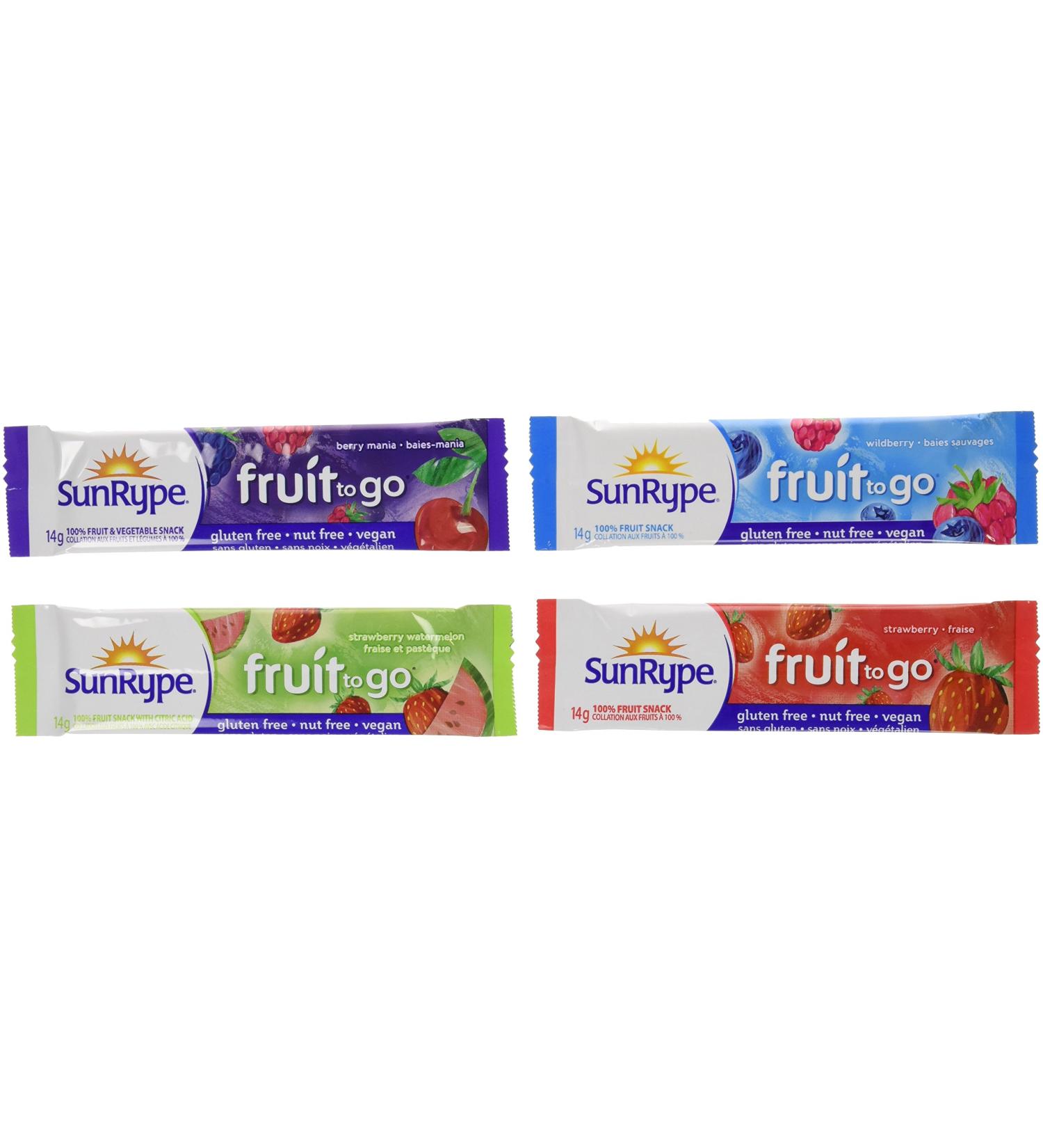 SunRype Fruit to Go Snack Variety Pack - 72 Imported from Canada 0.49oz - Buy Online on SooperMarket.com